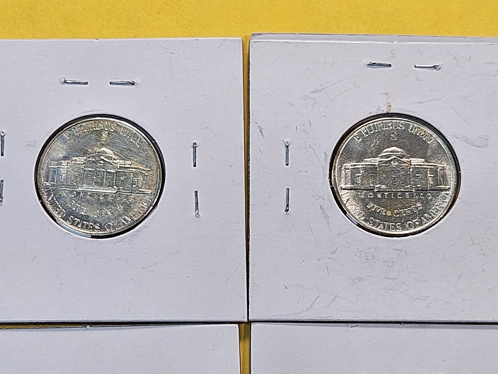 Six Wartime Silver Jefferson Nickels - 7