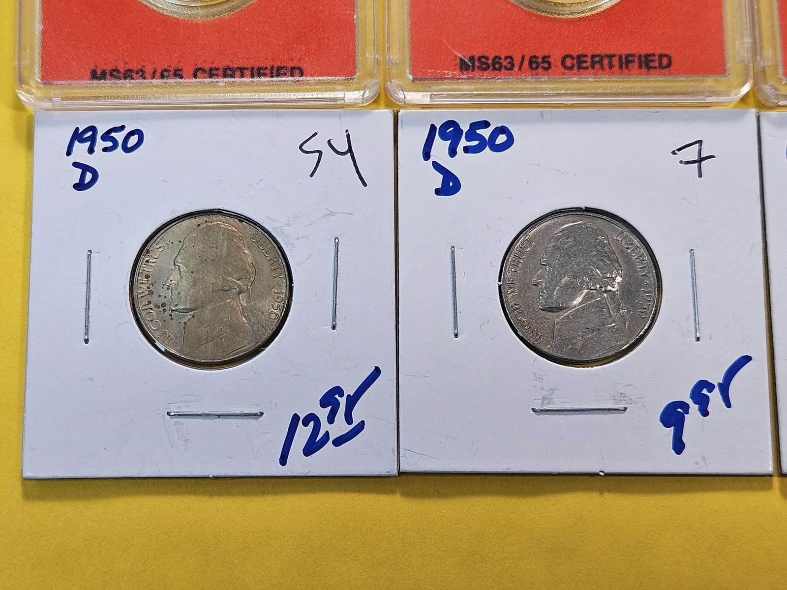 Six Mixed Jefferson Nickels - 4