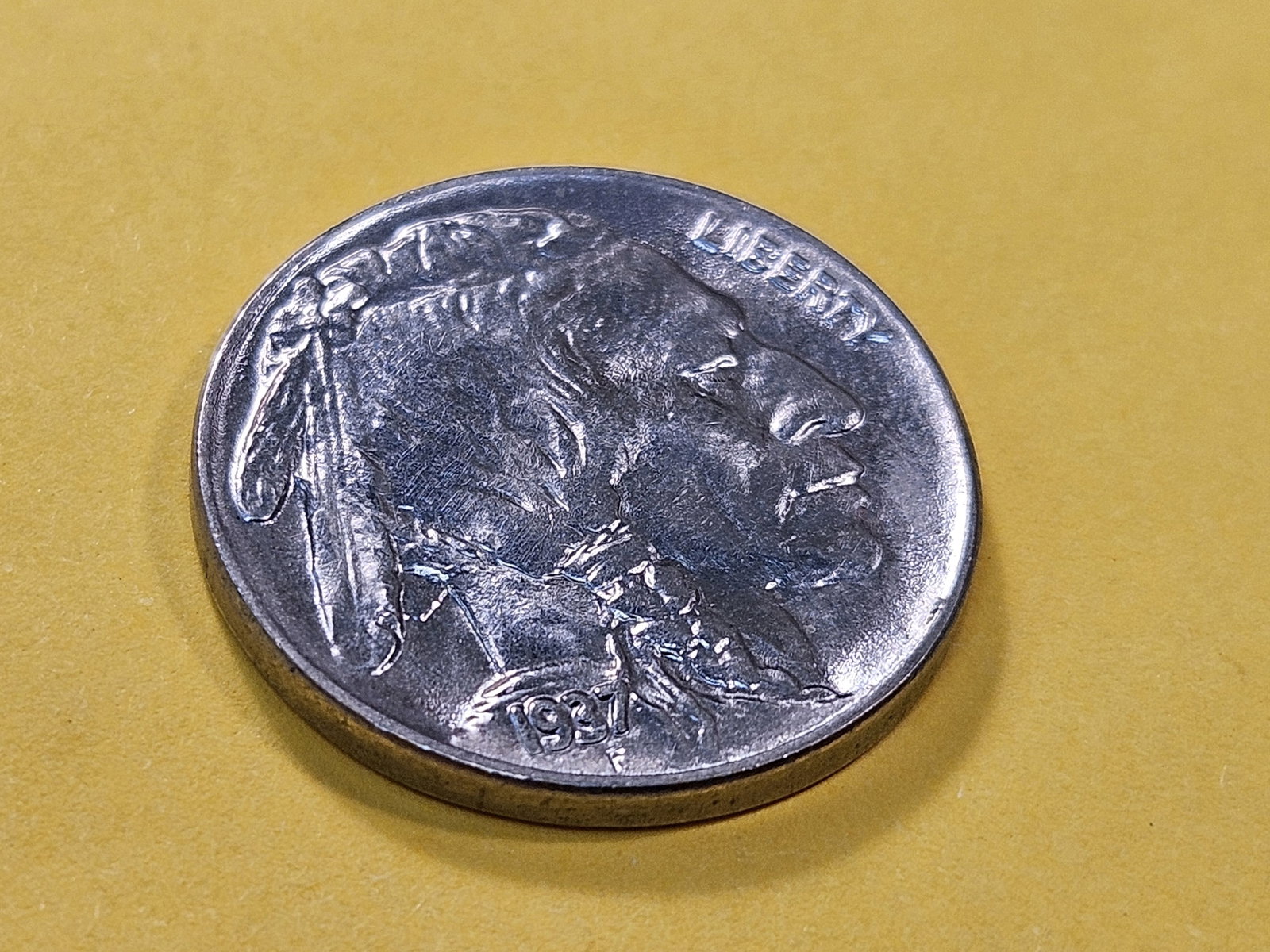 Better Grade 1937 Buffalo Nickel - 2