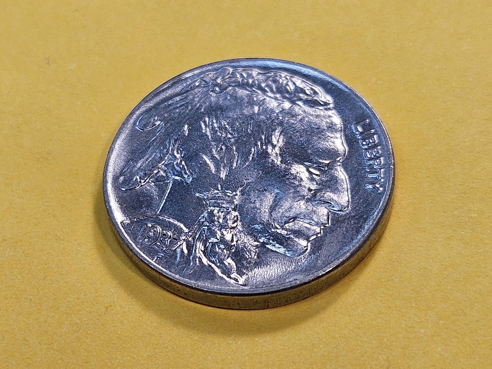 Better Grade 1937 Buffalo Nickel - 3