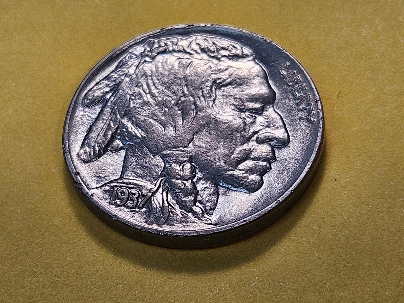 Better Grade 1937 Buffalo Nickel - 2