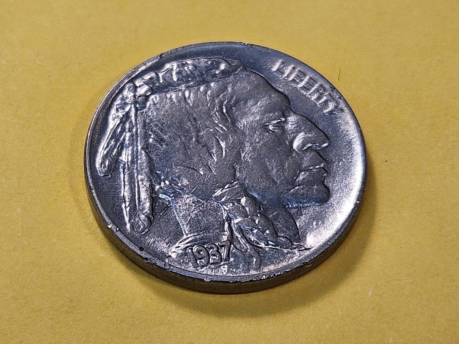 Better Grade 1937 Buffalo Nickel - 3