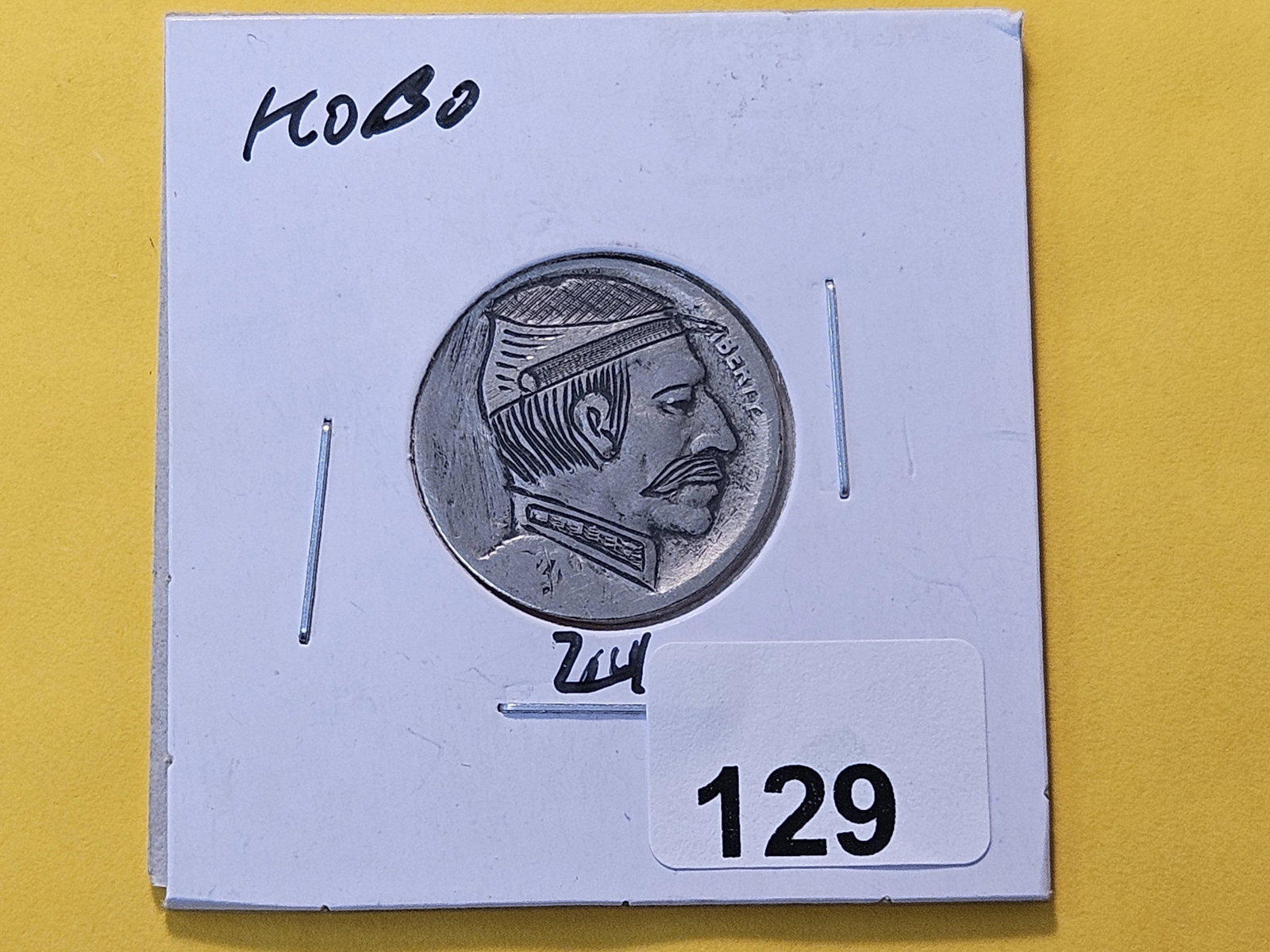 HOBO NICKEL! On a 1927 Buffalo Nickel - 2