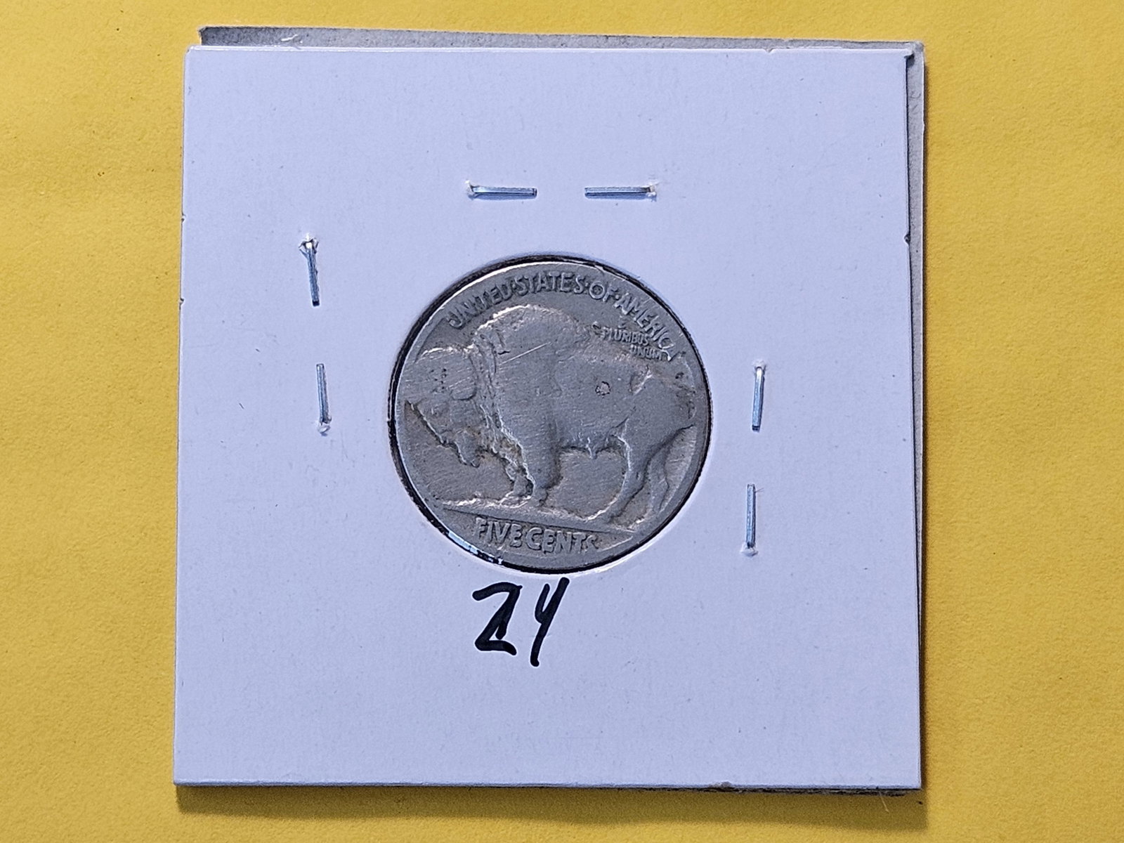 HOBO NICKEL! On a 1927 Buffalo Nickel - 3