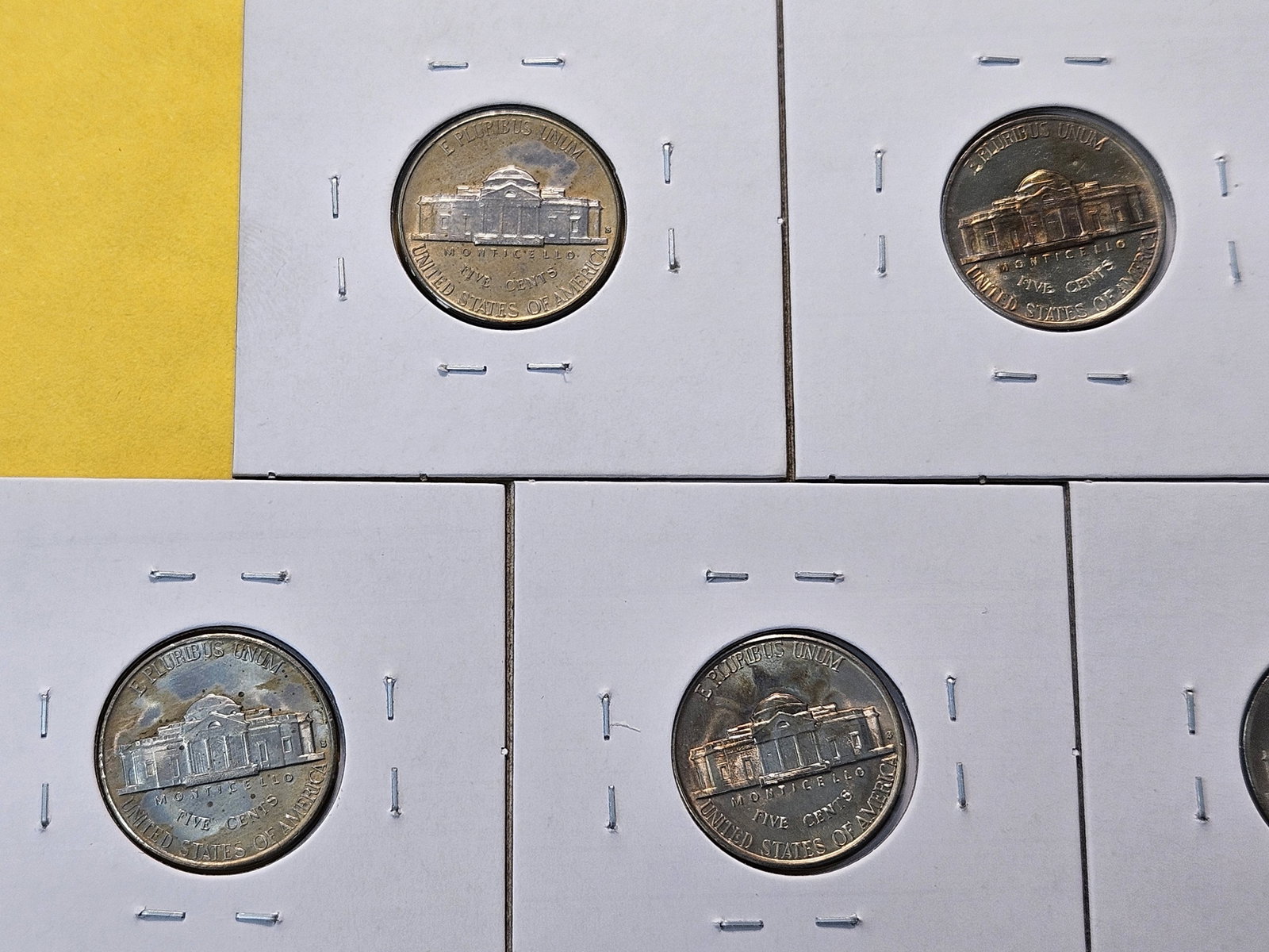 Seven Brilliant Uncirculated Jefferson Nickels - 10