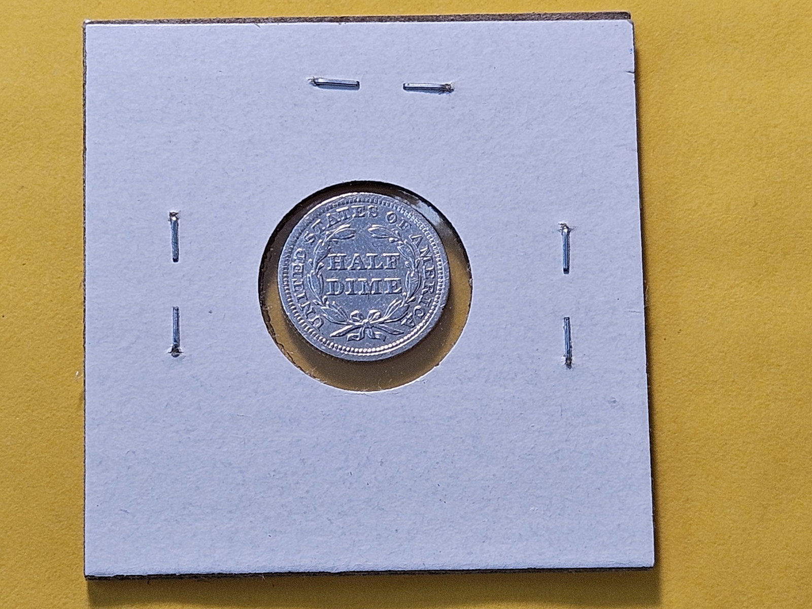 1853 Arrows Seated Liberty Silver Half Dime - 3