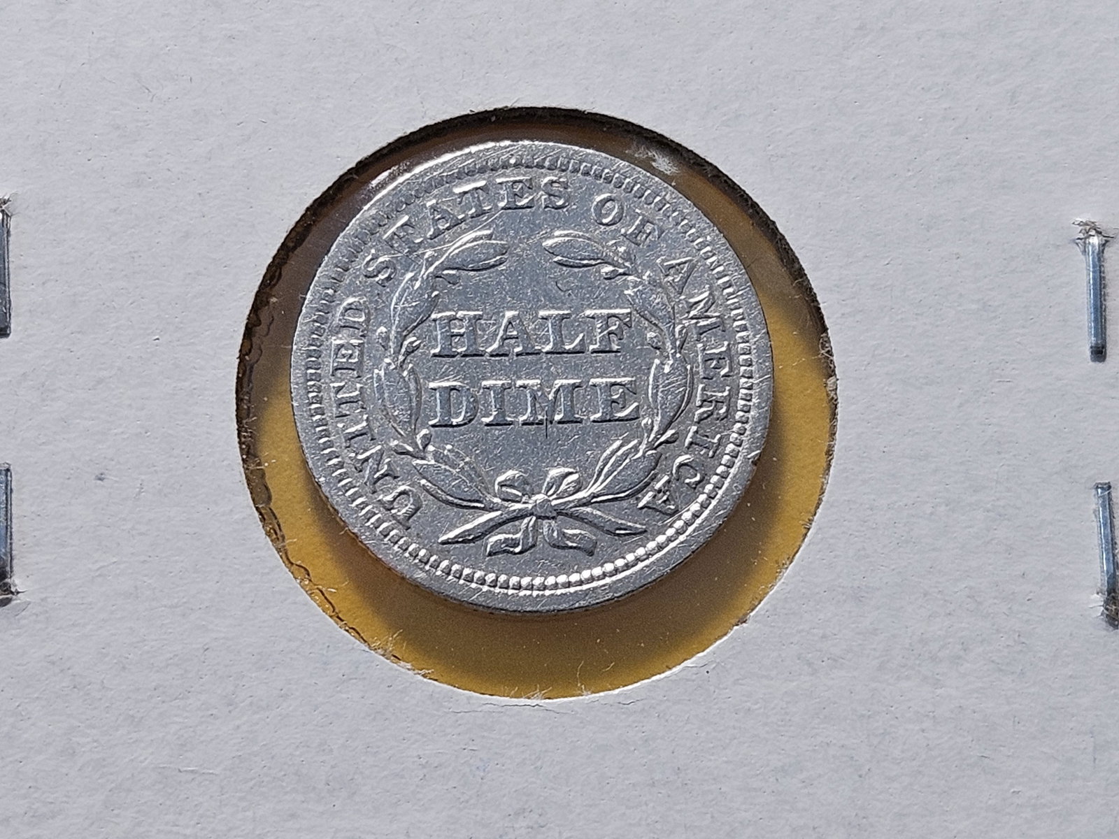 1853 Arrows Seated Liberty Silver Half Dime - 4
