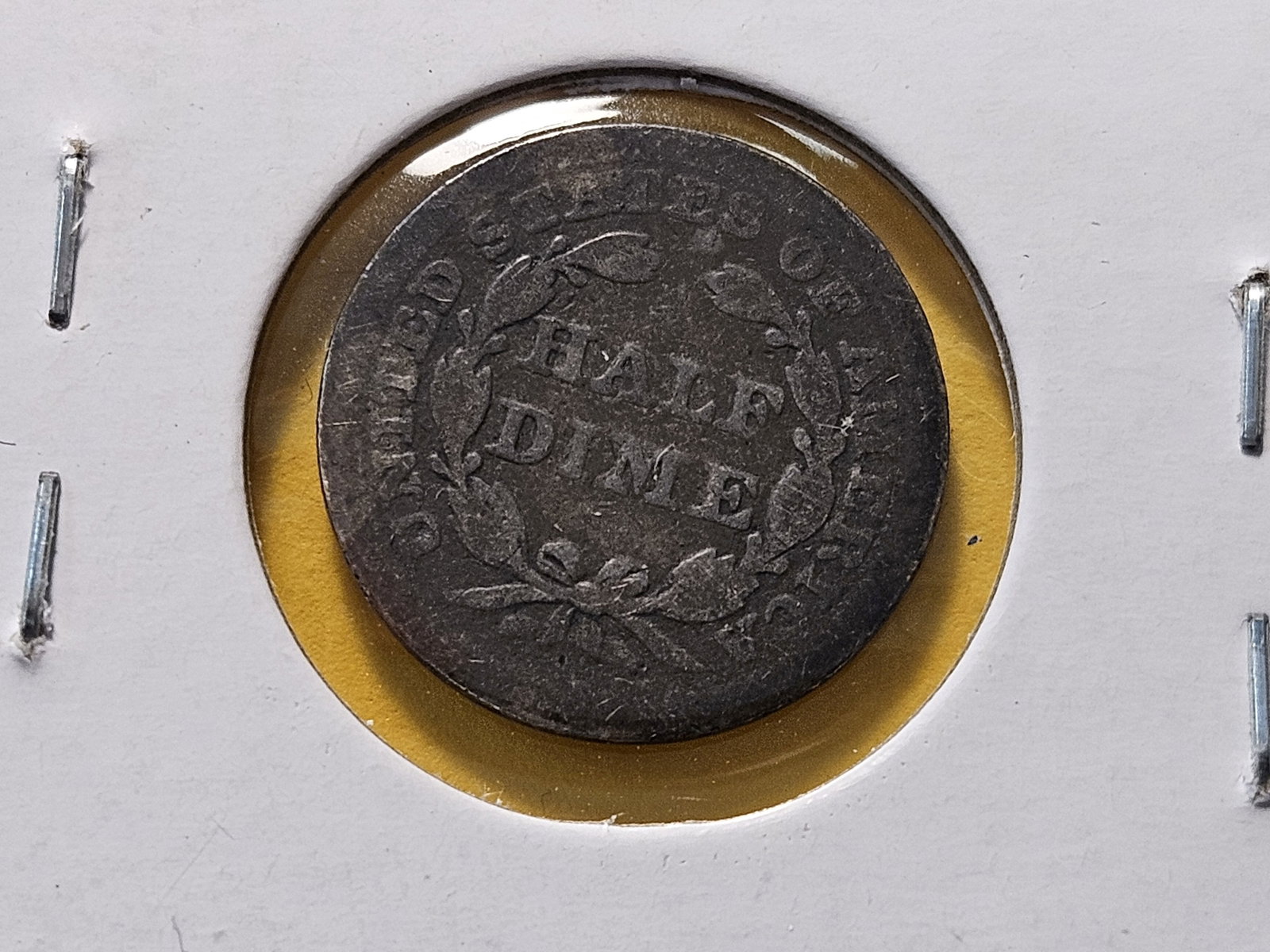 1842 Seated Liberty Silver Half Dime - 4