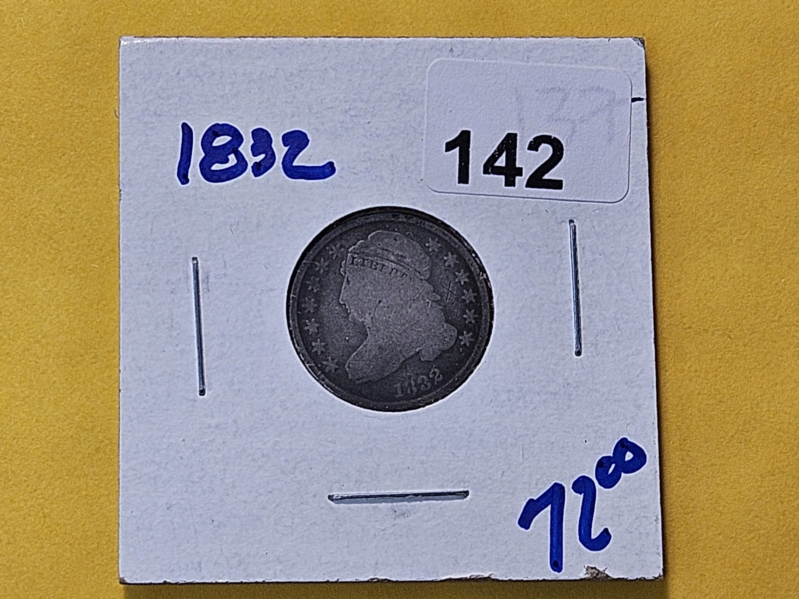 1832 Bust Silver Dime - 2