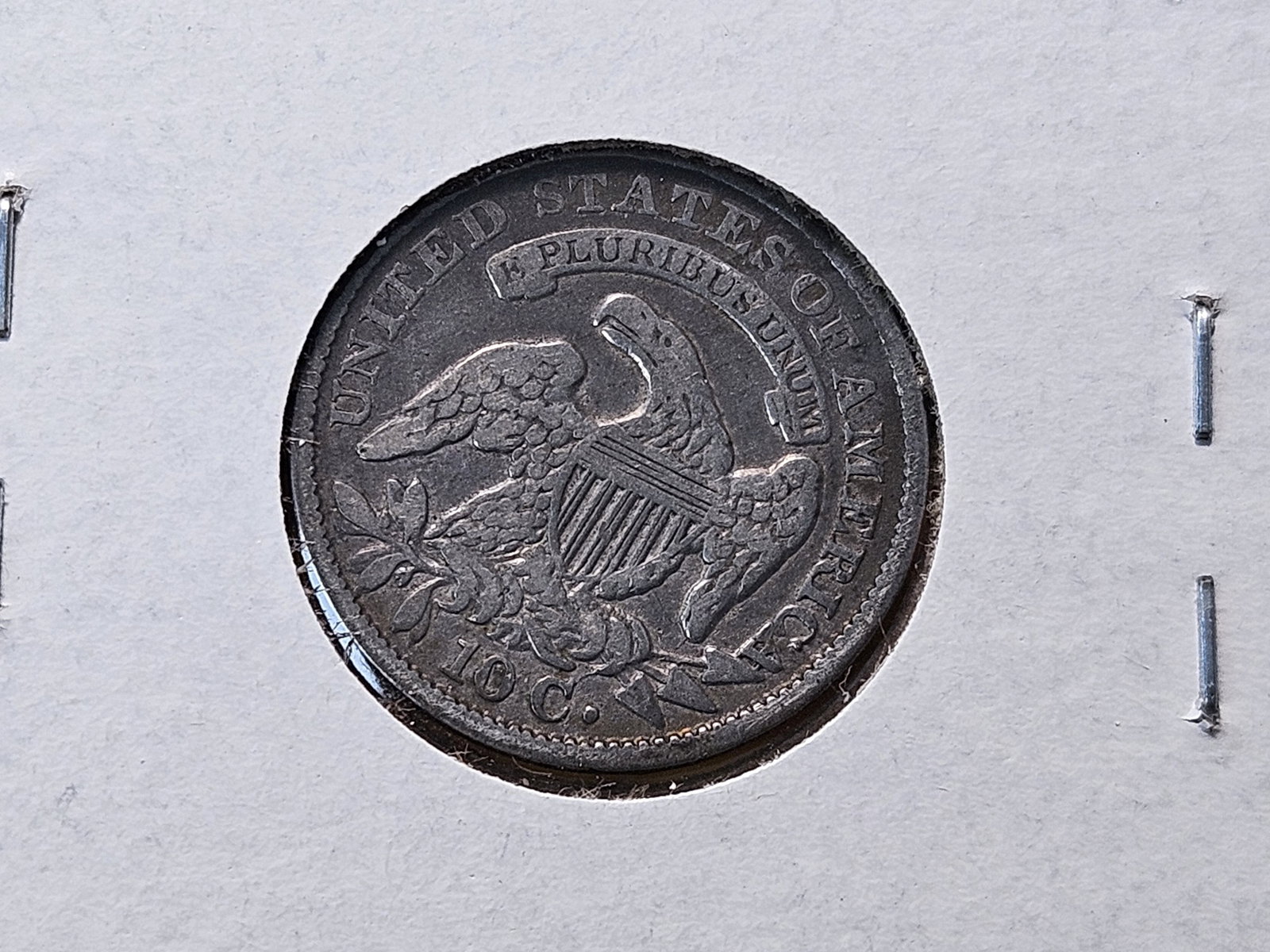 1832 Bust Silver Dime - 4