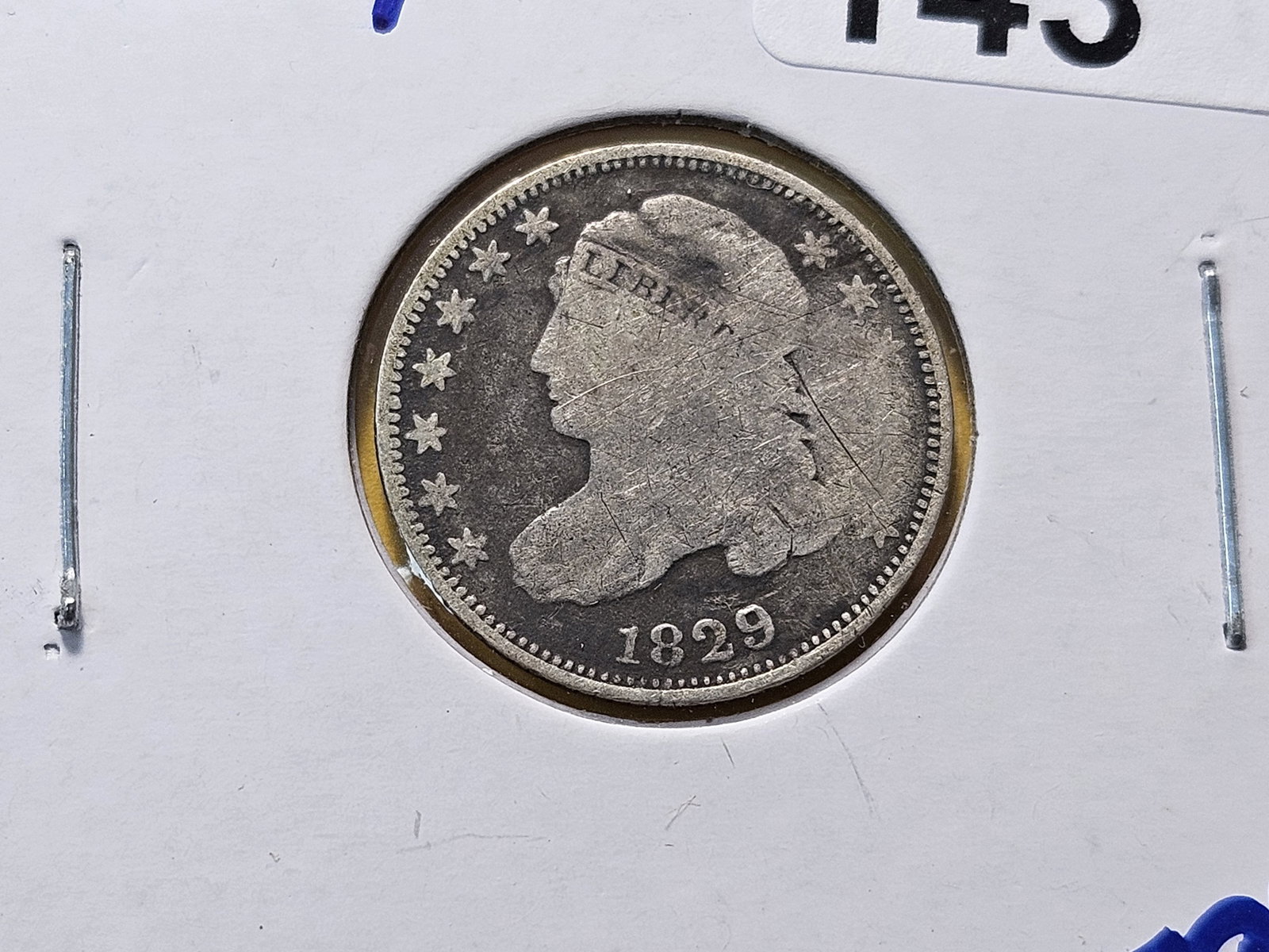 Two Circulated Bust Silver Dimes - 2