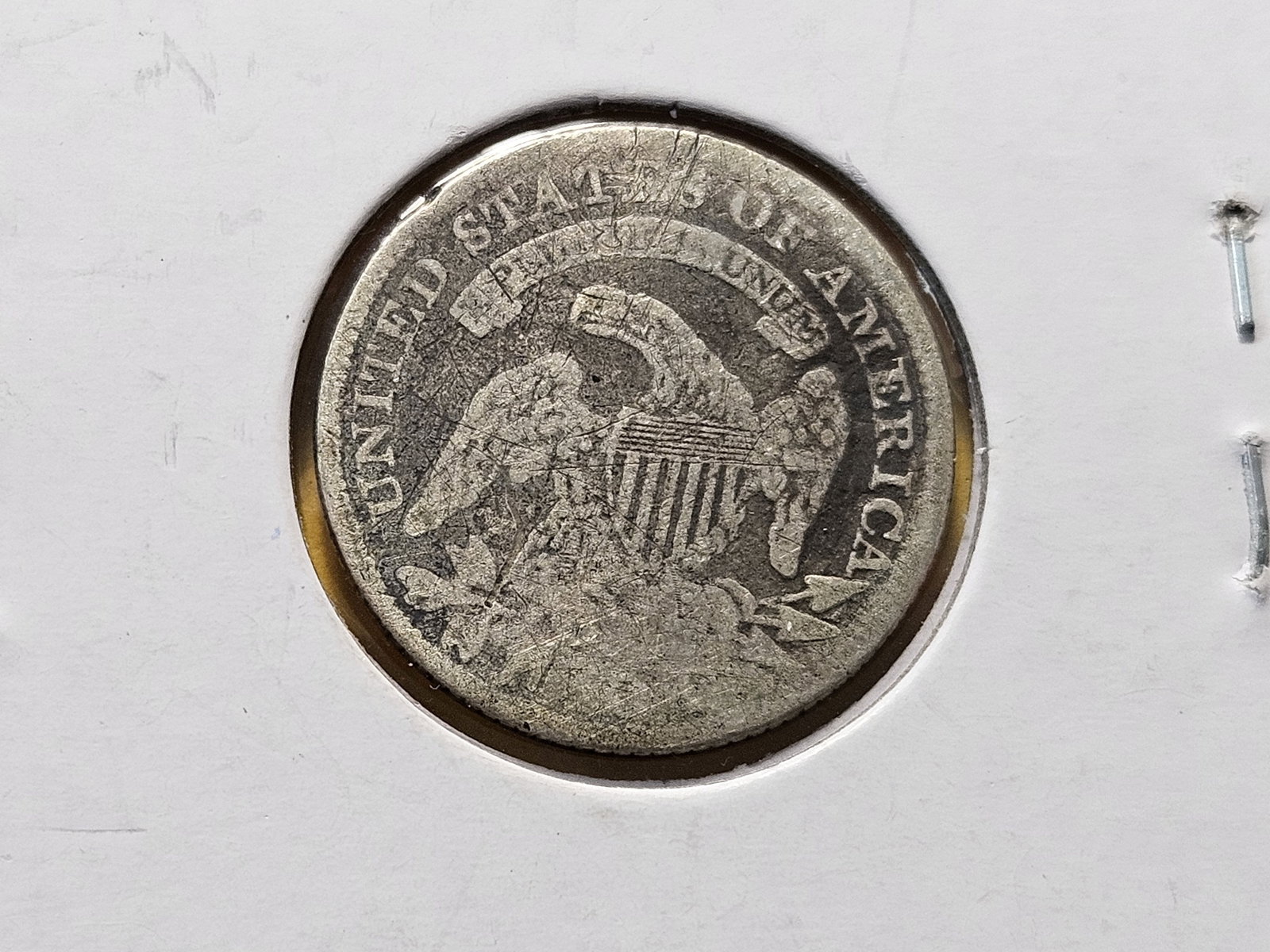 Two Circulated Bust Silver Dimes - 5