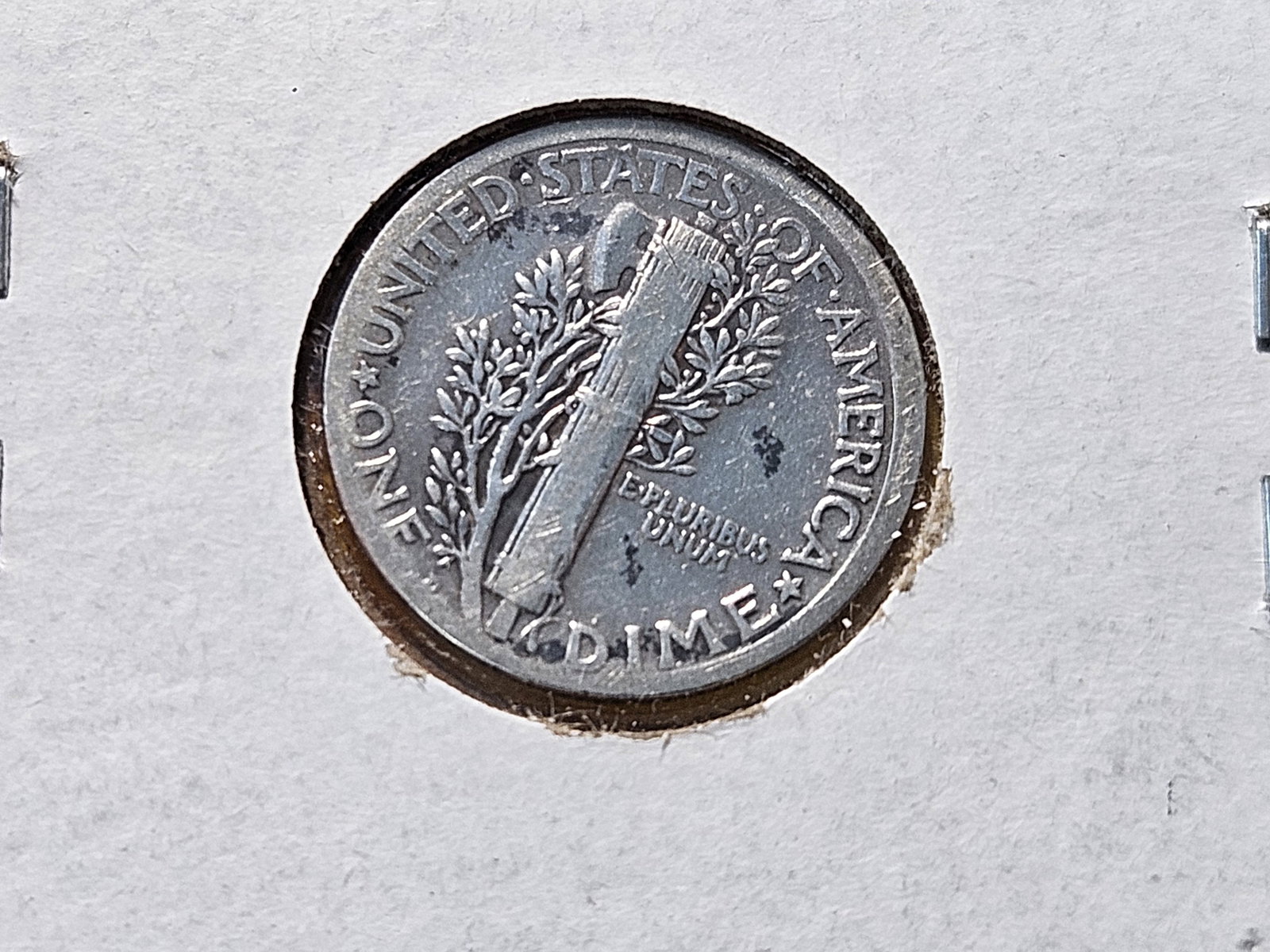 Semi-Key Date 1921-D Mercury Silver Dime - 4