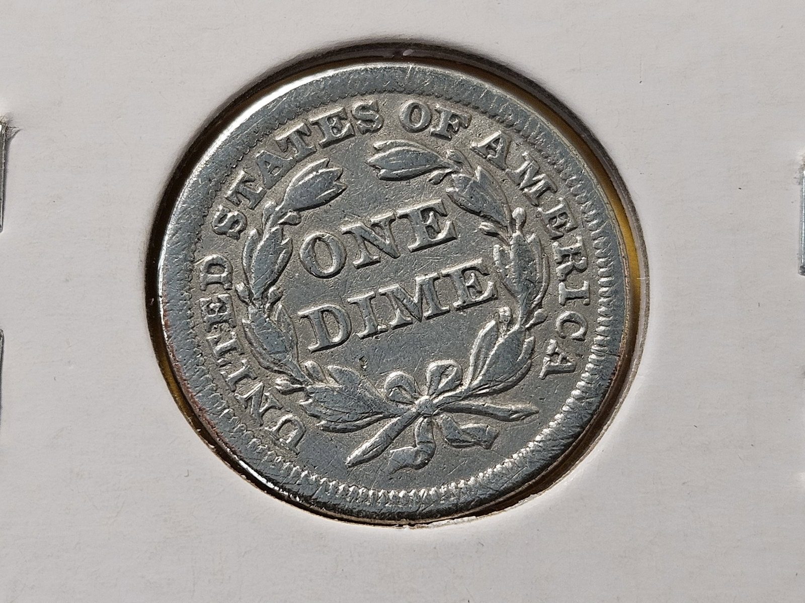 Better Grade 1841 Seated Liberty Silver Dime - 4