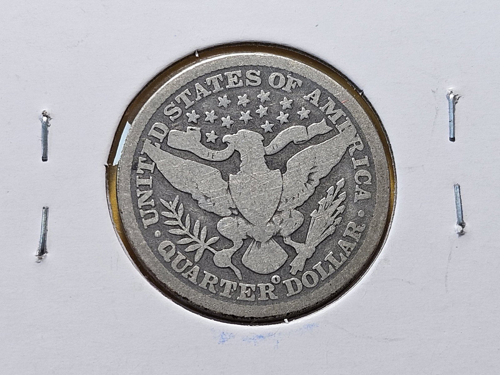 Two Circulated Barber Silver Quarters - 6