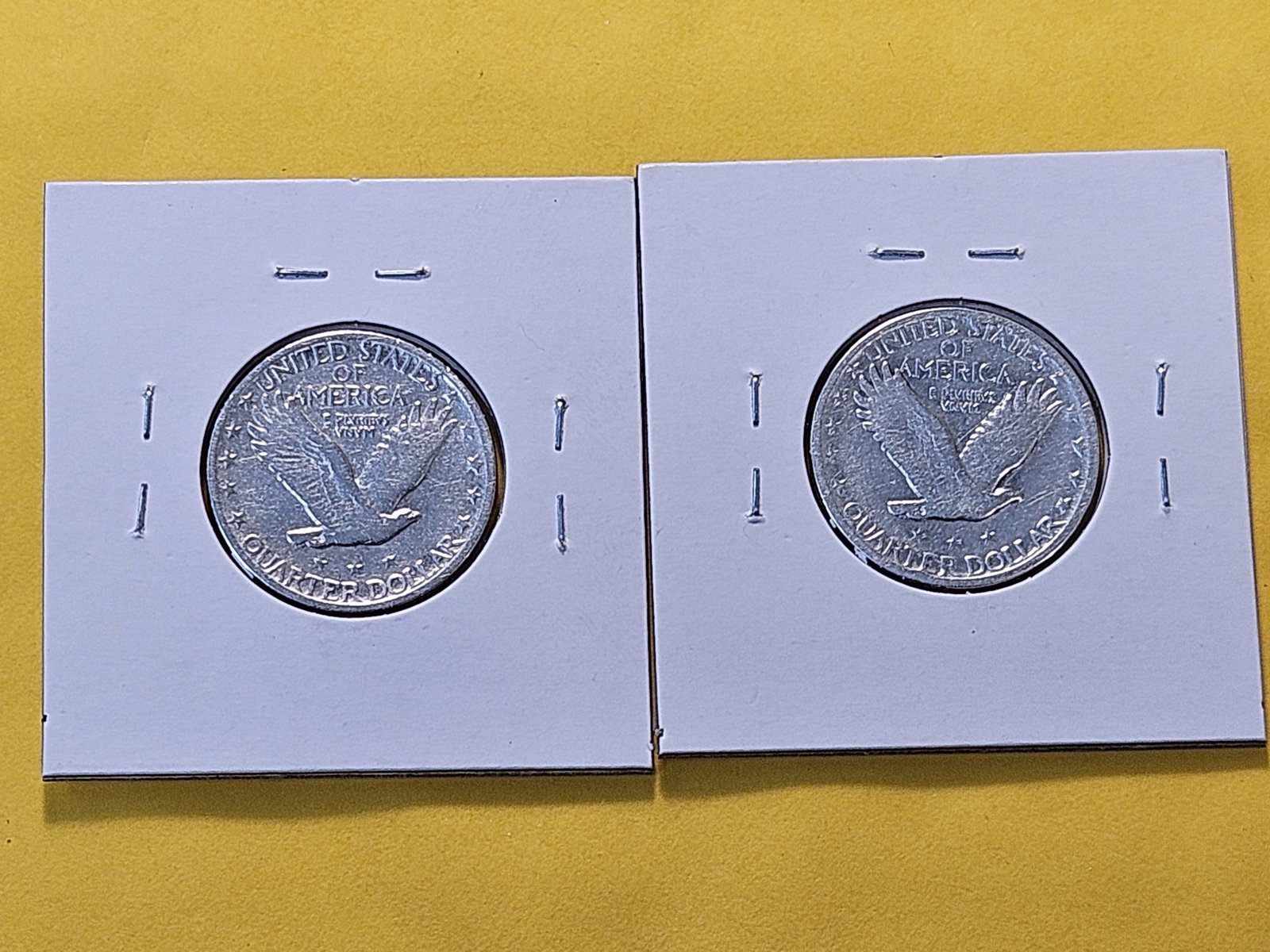 Two Circulated Standing Liberty Silver Quarters - 4