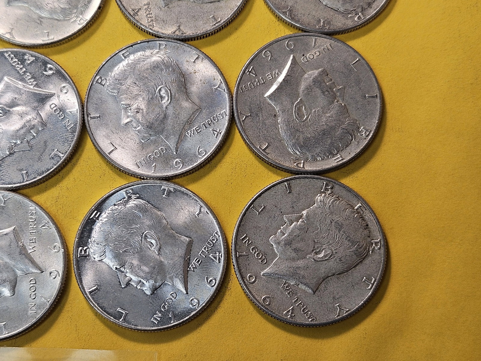 Twenty 1964 Kennedy Silver Half Dollars - 5