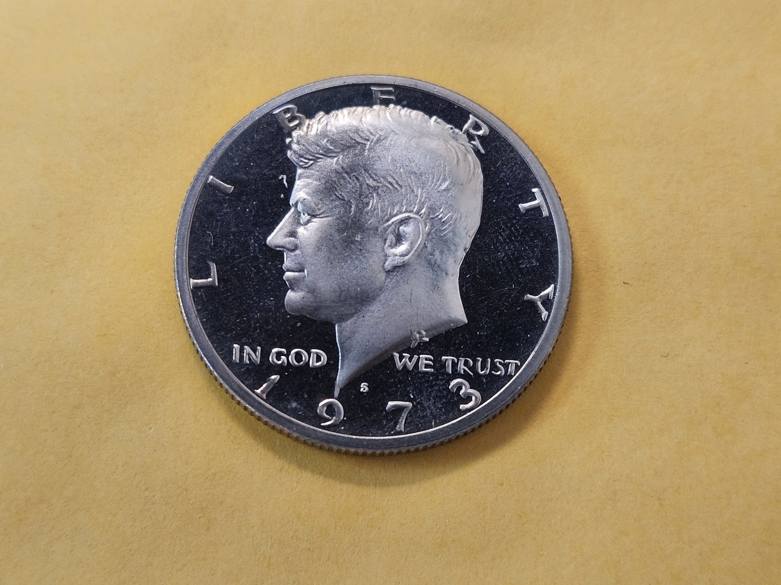 Full Roll of GEM Proof Deep Cameo 1973-S Kennedy Half Dollars - 2