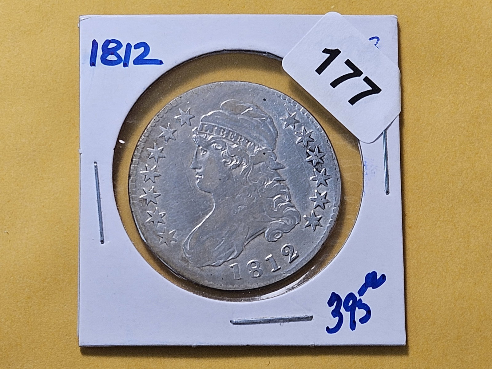 Better Date 1812 Capped Bust Silver Half Dollar - 2