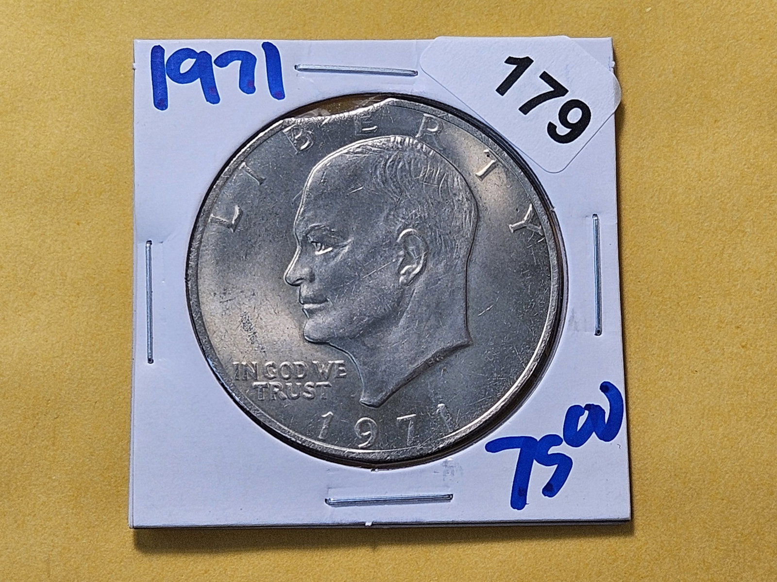 MINT ERROR! 1971 Eisenhower Dollar - 2
