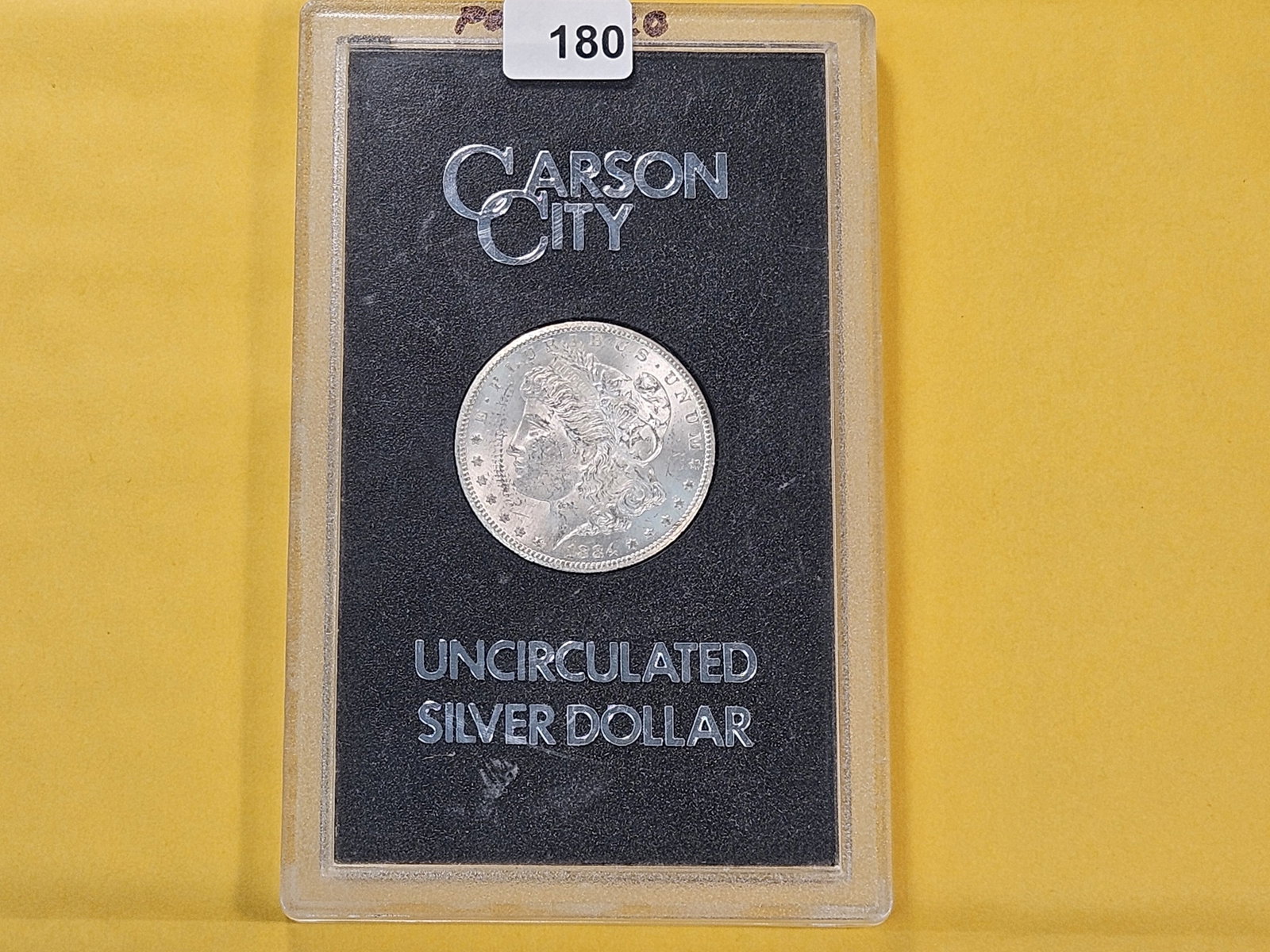 KEY DATE! GSA Brilliant Uncirculated 1884-CC Morgan Silver Dollar - 4