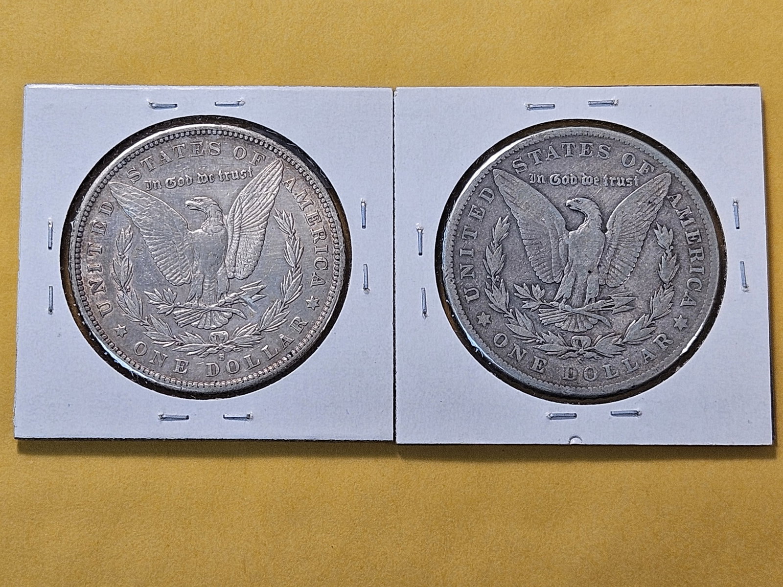 Two Little Better Date Morgan Silver Dollars - 4