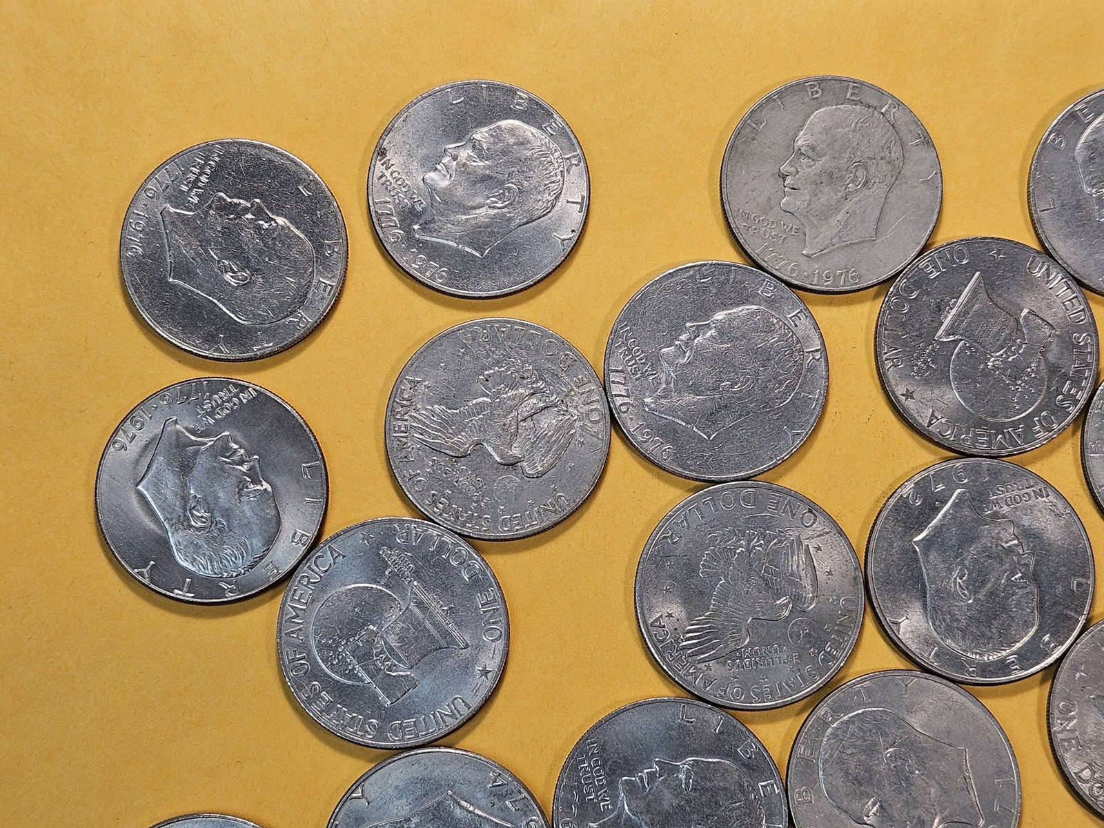 Twenty-five Eisenhower Dollars - 2