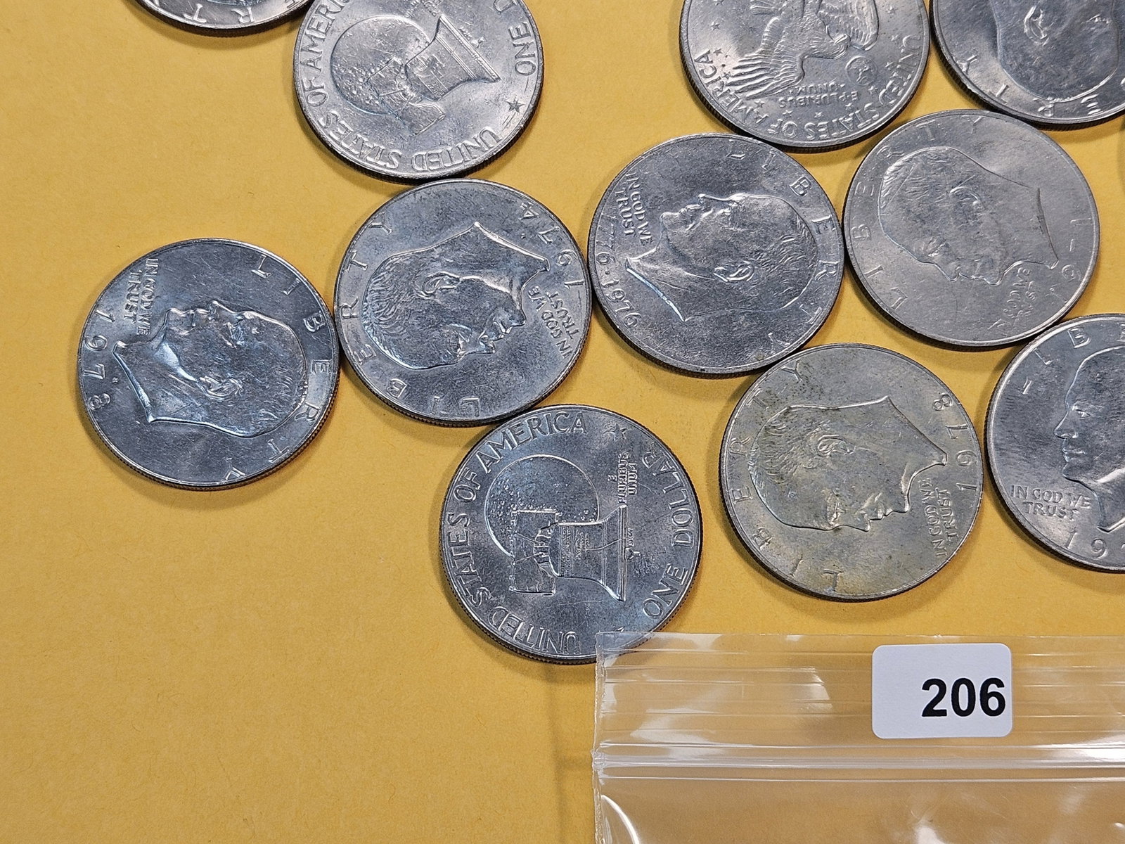 Twenty-five Eisenhower Dollars - 4