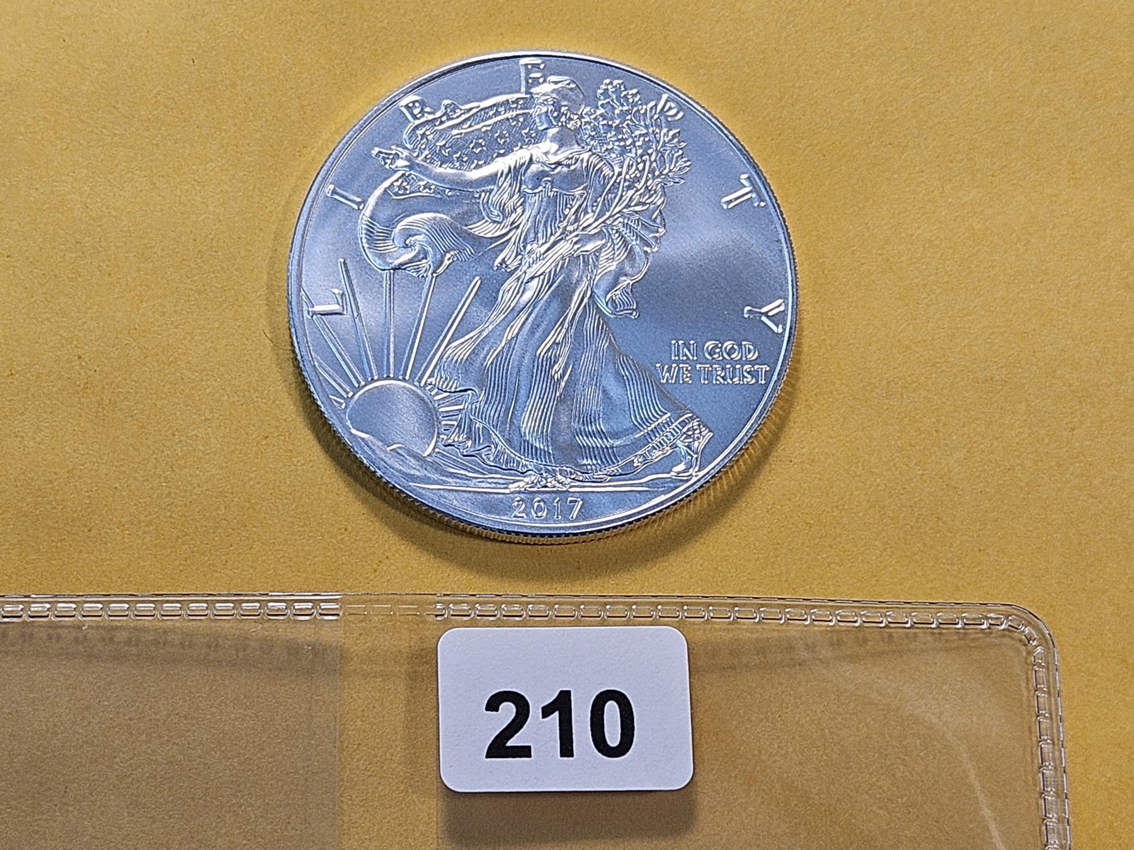 GEM Brilliant Uncirculated 2017 American Silver Eagle: Roll Fresh!
