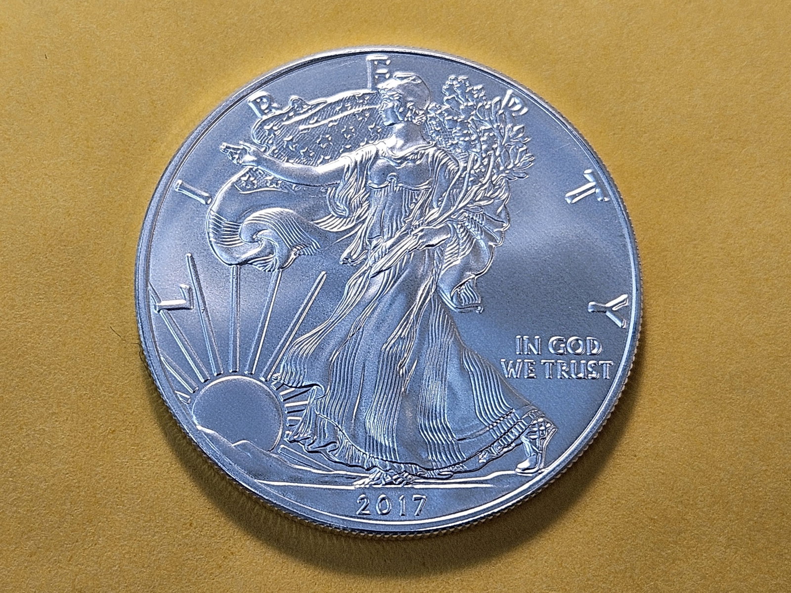 GEM Brilliant Uncirculated 2017 American Silver Eagle - 2