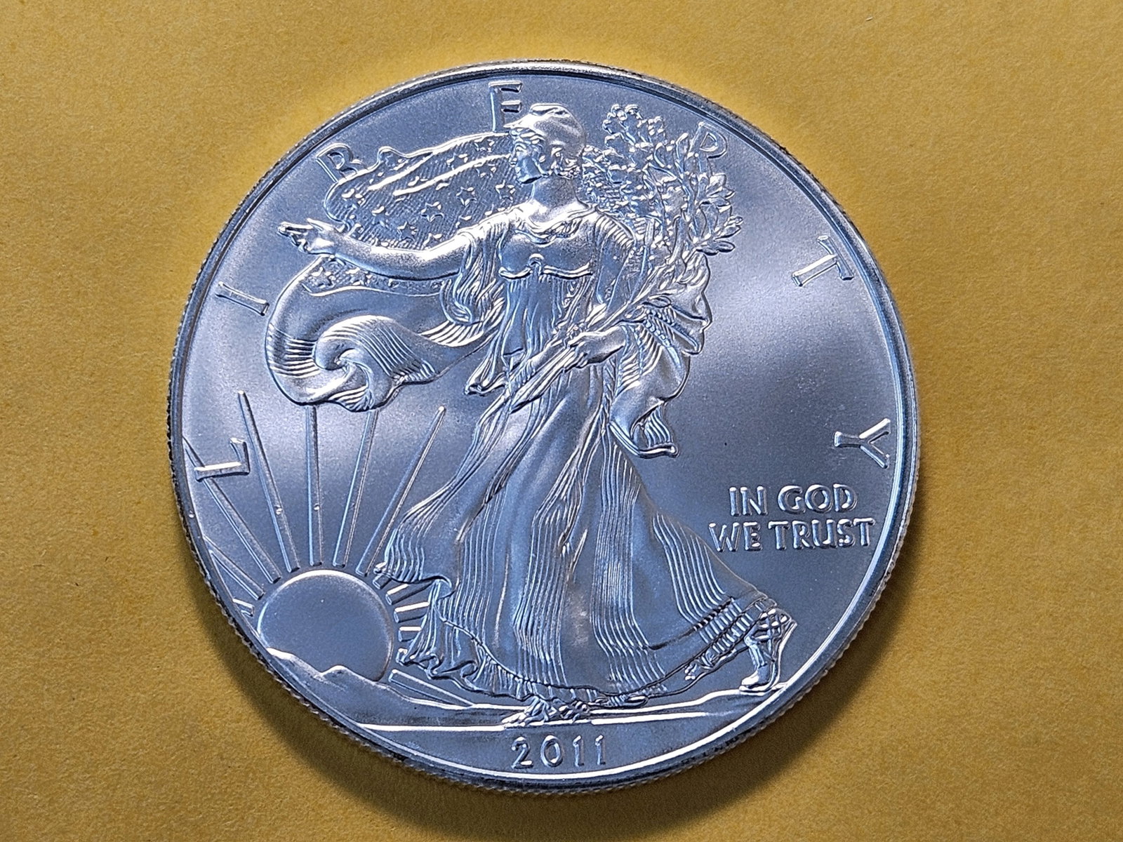 GEM Brilliant Uncirculated 2011 American Silver Eagle - 2