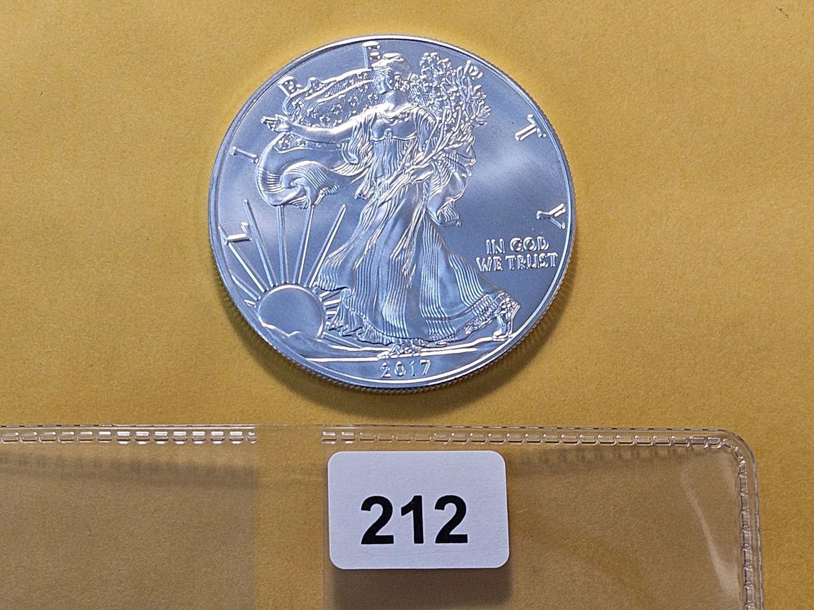 GEM Brilliant Uncirculated 2017 American Silver Eagle: Roll Fresh!
