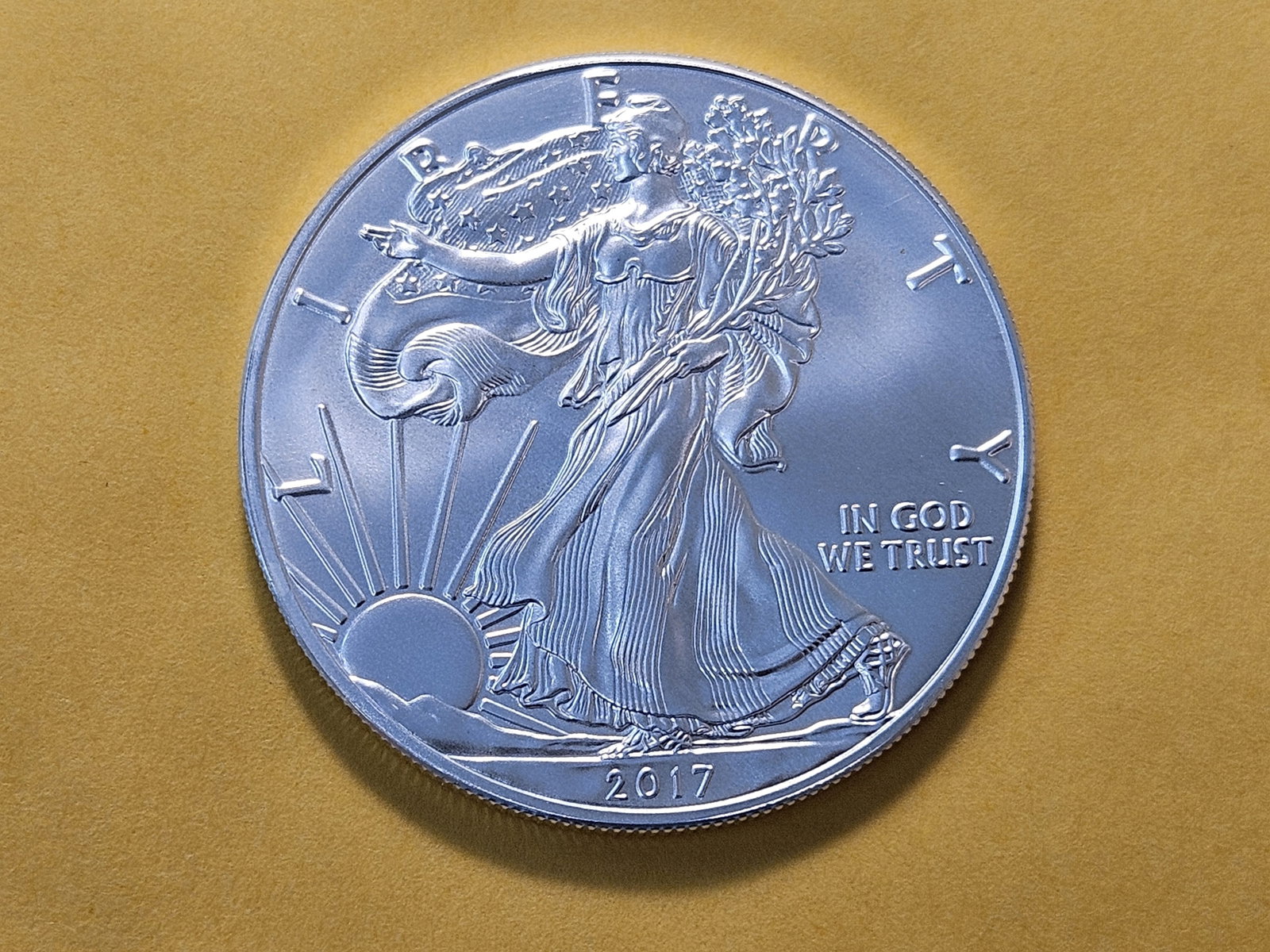 GEM Brilliant Uncirculated 2017 American Silver Eagle - 2