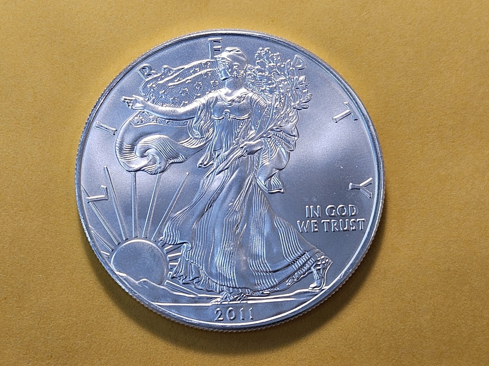 GEM Brilliant Uncirculated 2011 American Silver Eagle - 2