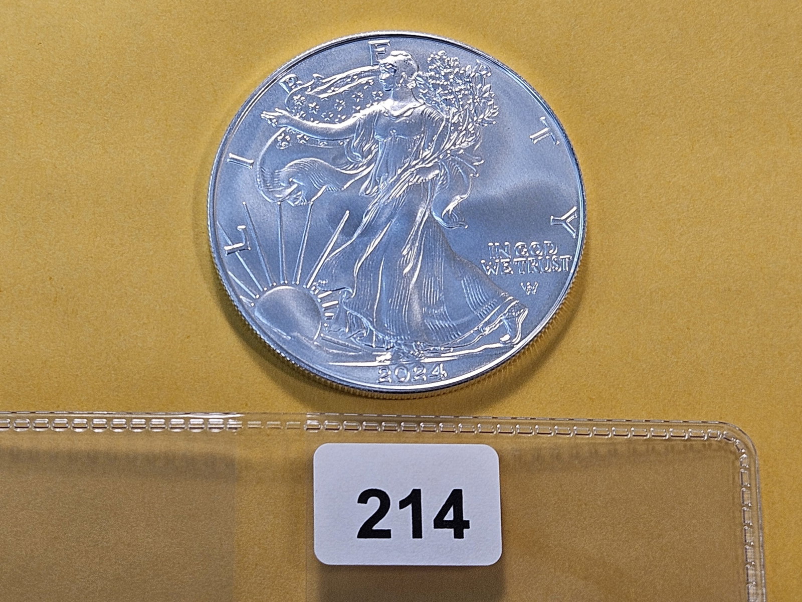 GEM Brilliant Uncirculated 2024 American Silver Eagle: Roll Fresh!