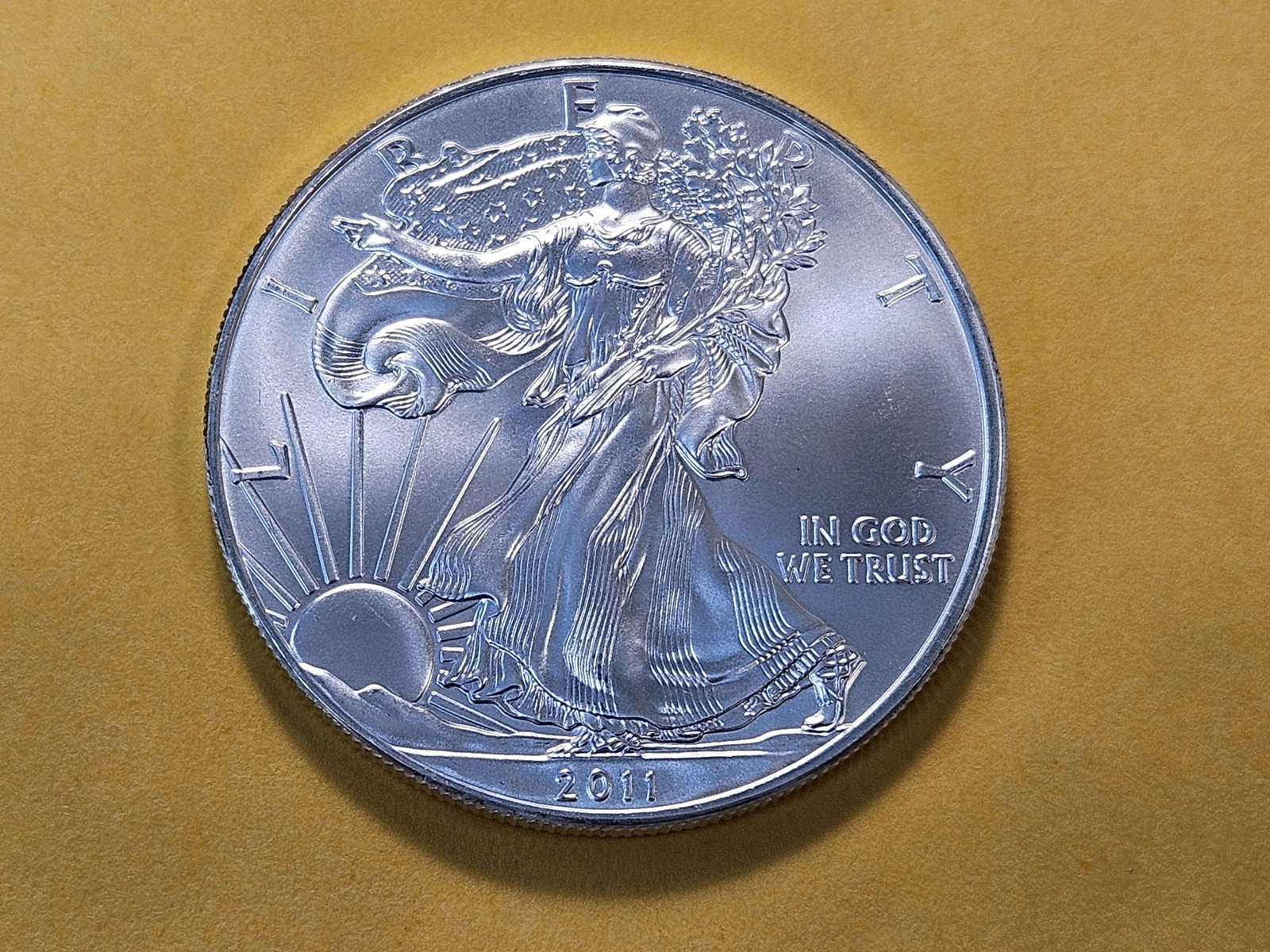 GEM Brilliant Uncirculated 2011 American Silver Eagle - 2