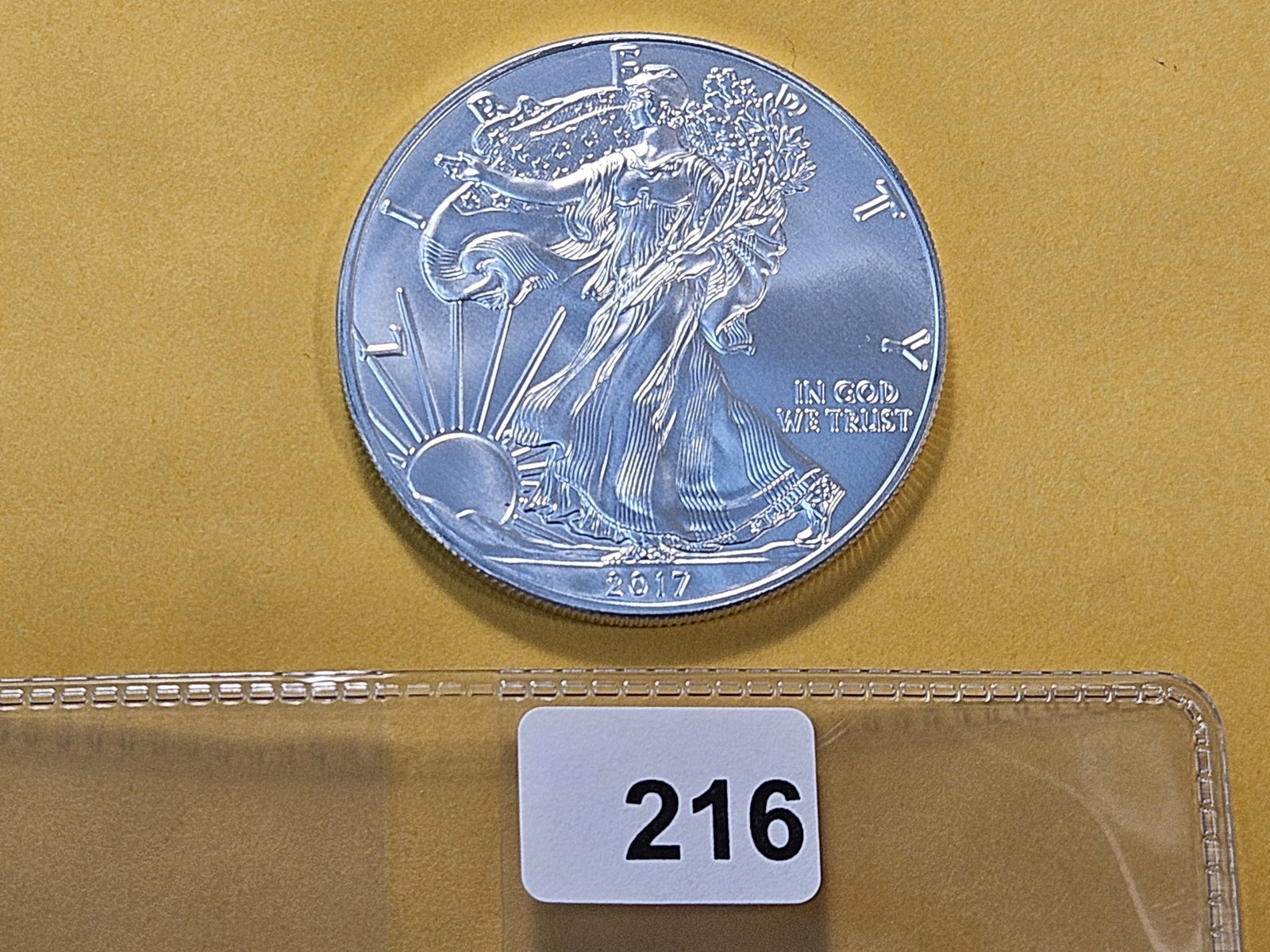 GEM Brilliant Uncirculated 2017 American Silver Eagle: Roll Fresh!