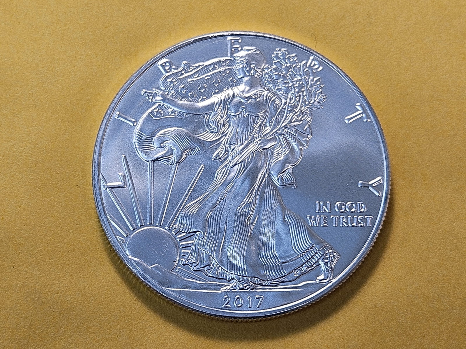 GEM Brilliant Uncirculated 2017 American Silver Eagle - 2