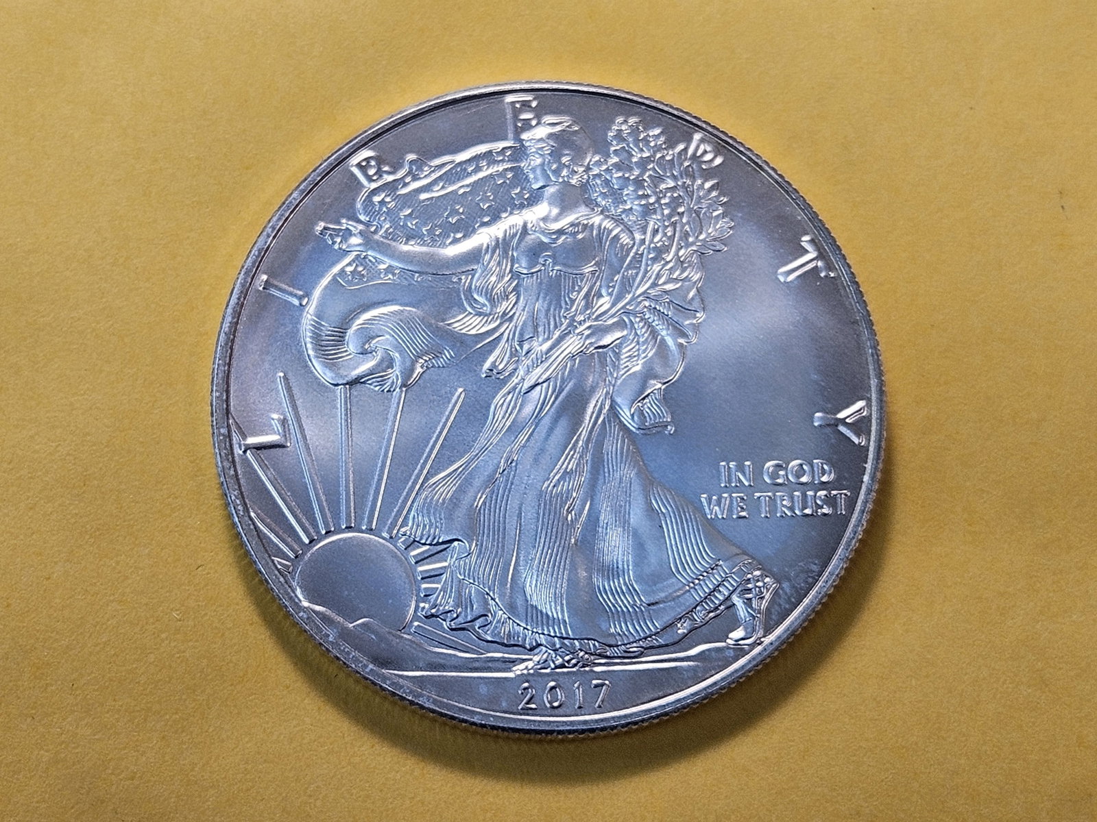GEM Brilliant Uncirculated 2017 American Silver Eagle - 2