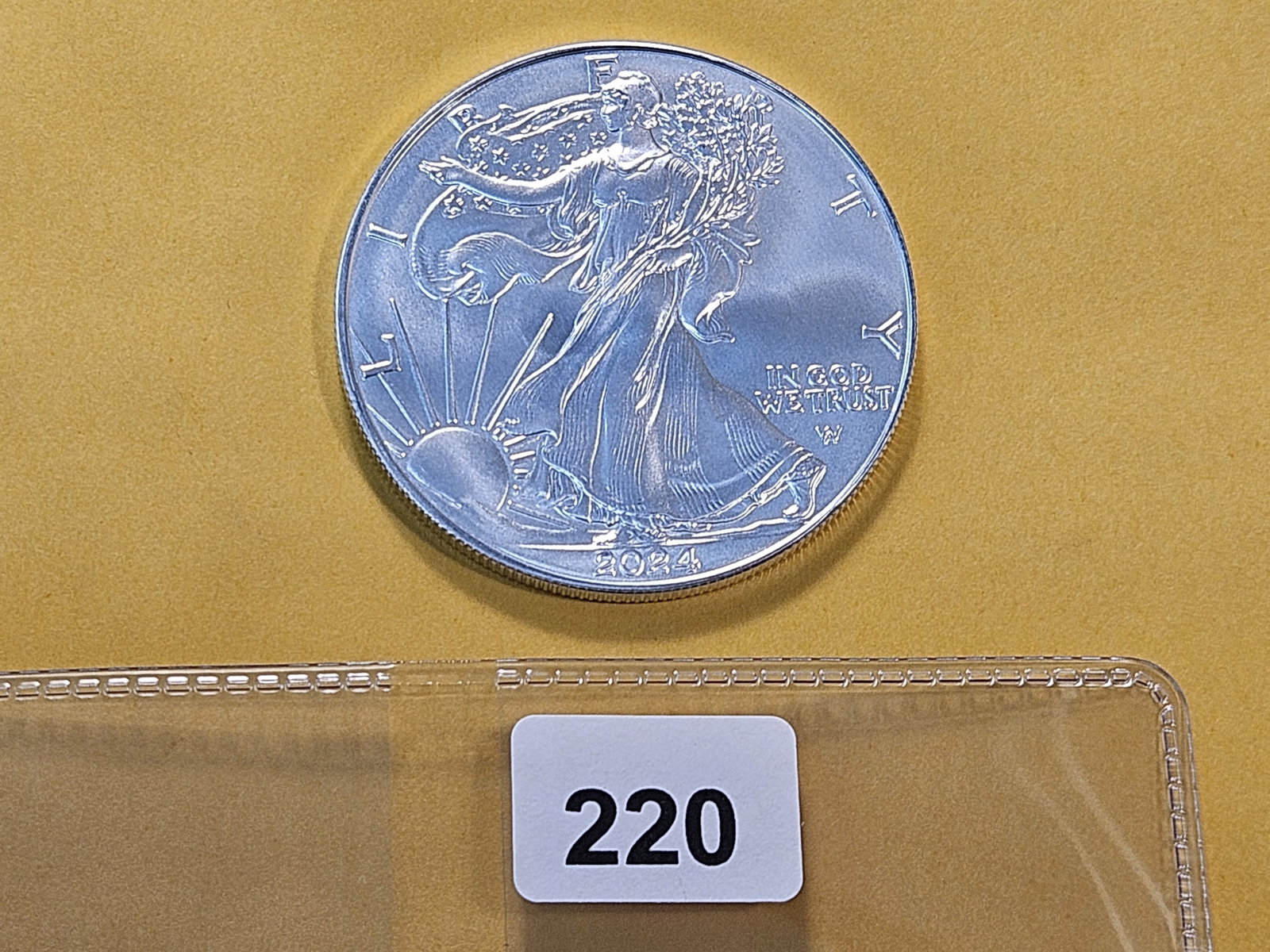 GEM Brilliant Uncirculated 2024 American Silver Eagle: Roll Fresh!