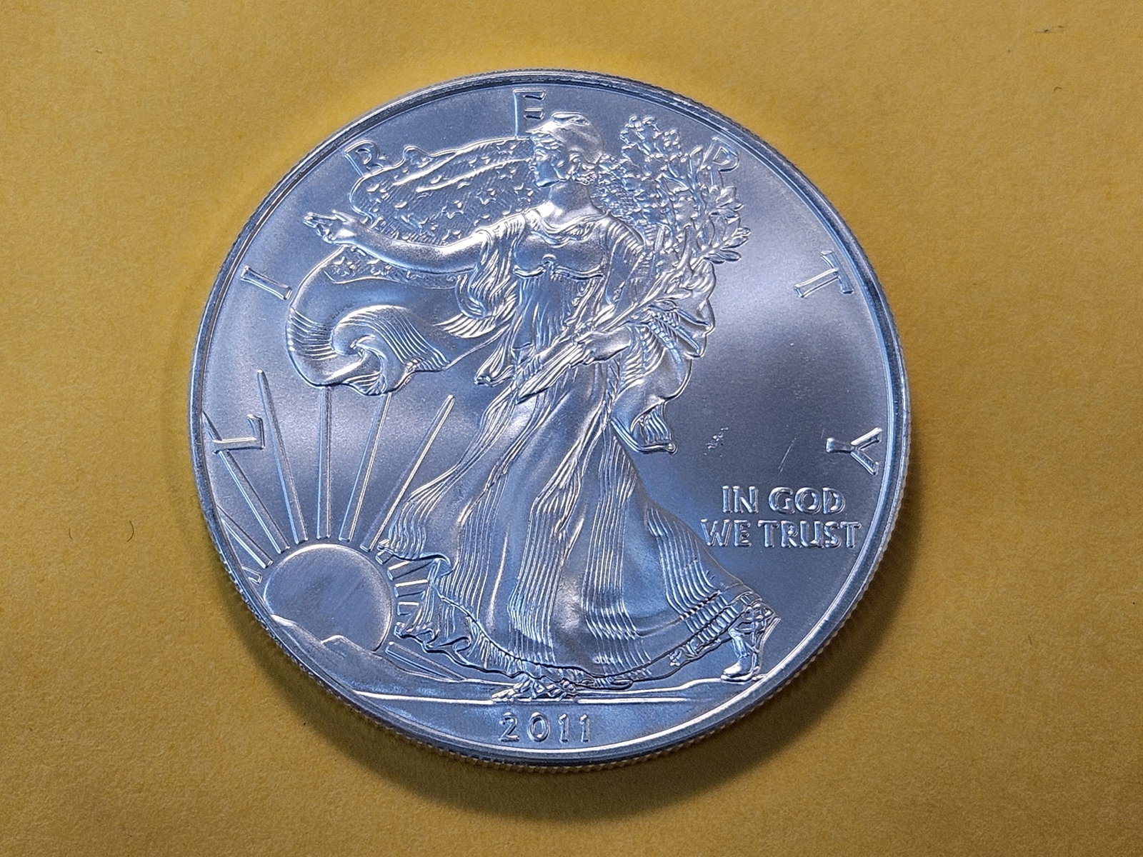 GEM Brilliant Uncirculated 2011 American Silver Eagle - 2