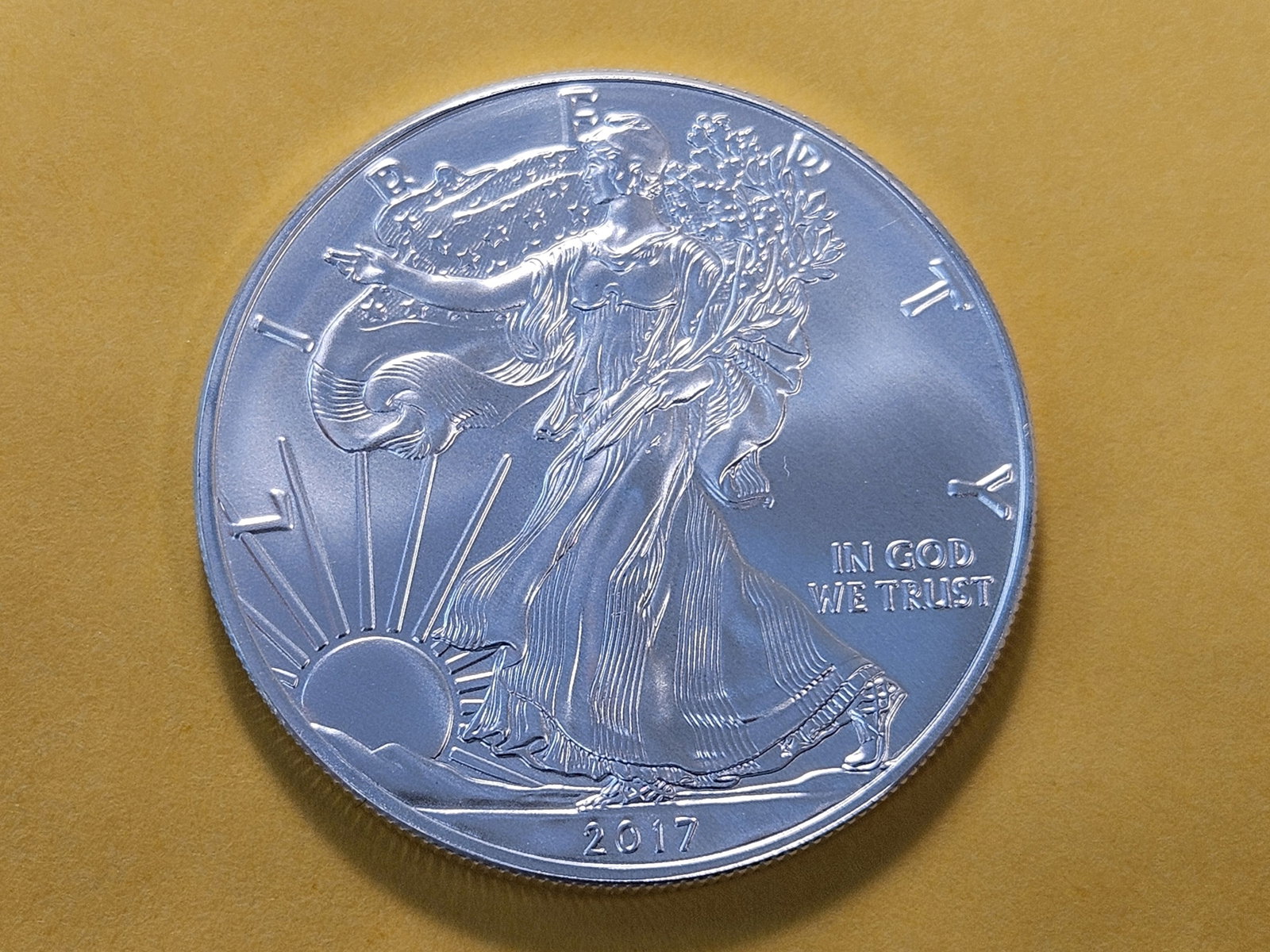 GEM Brilliant Uncirculated 2017 American Silver Eagle - 2