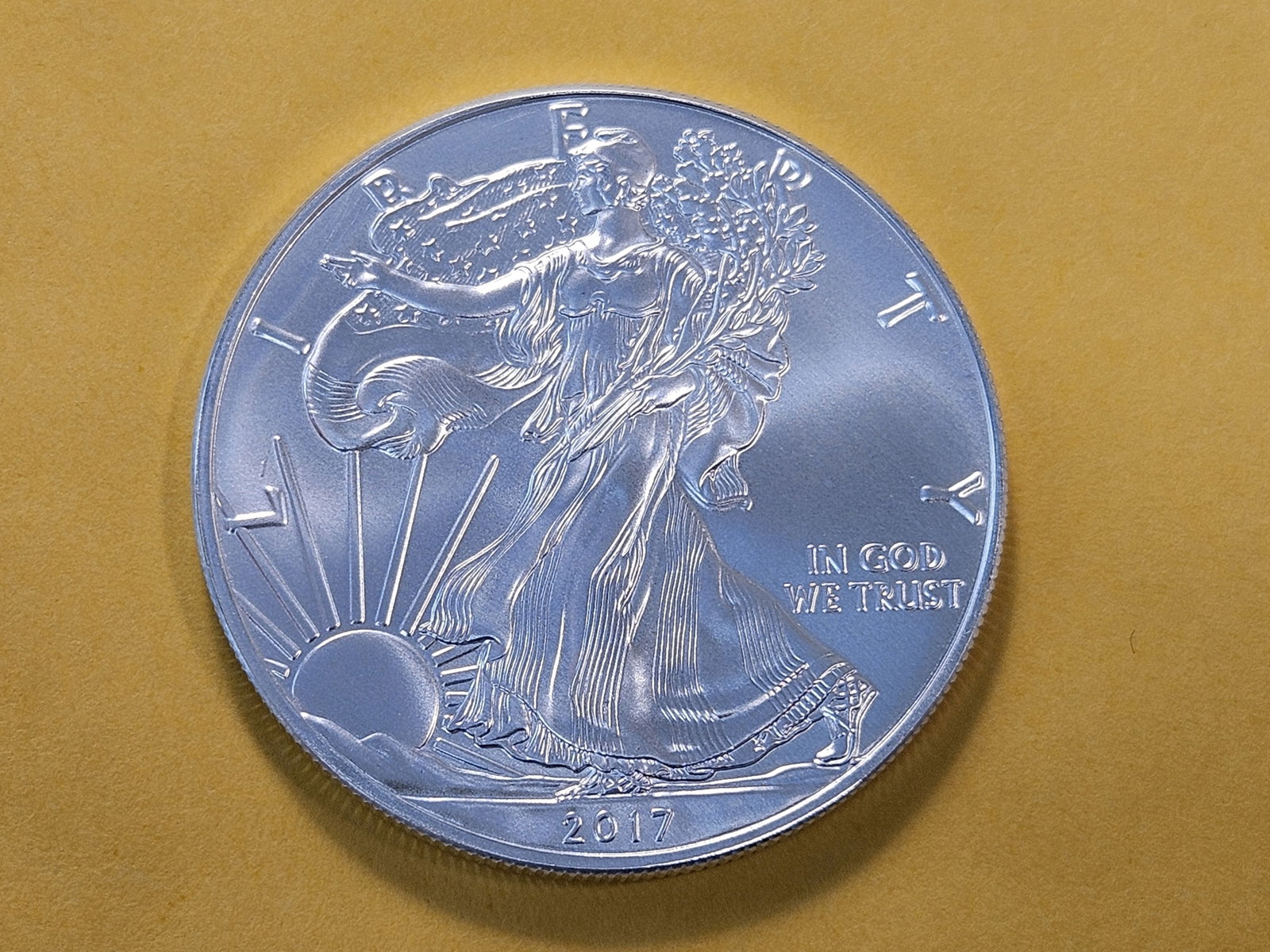 GEM Brilliant Uncirculated 2017 American Silver Eagle - 2