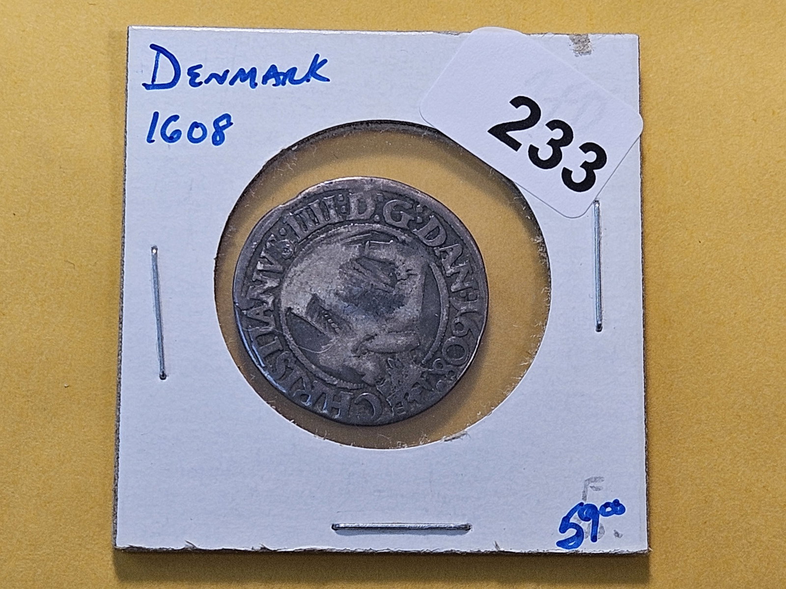 1608 Denmark Silver 8 Skillings - 2