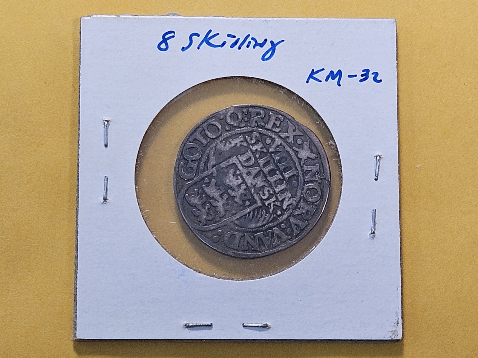 1608 Denmark Silver 8 Skillings - 3