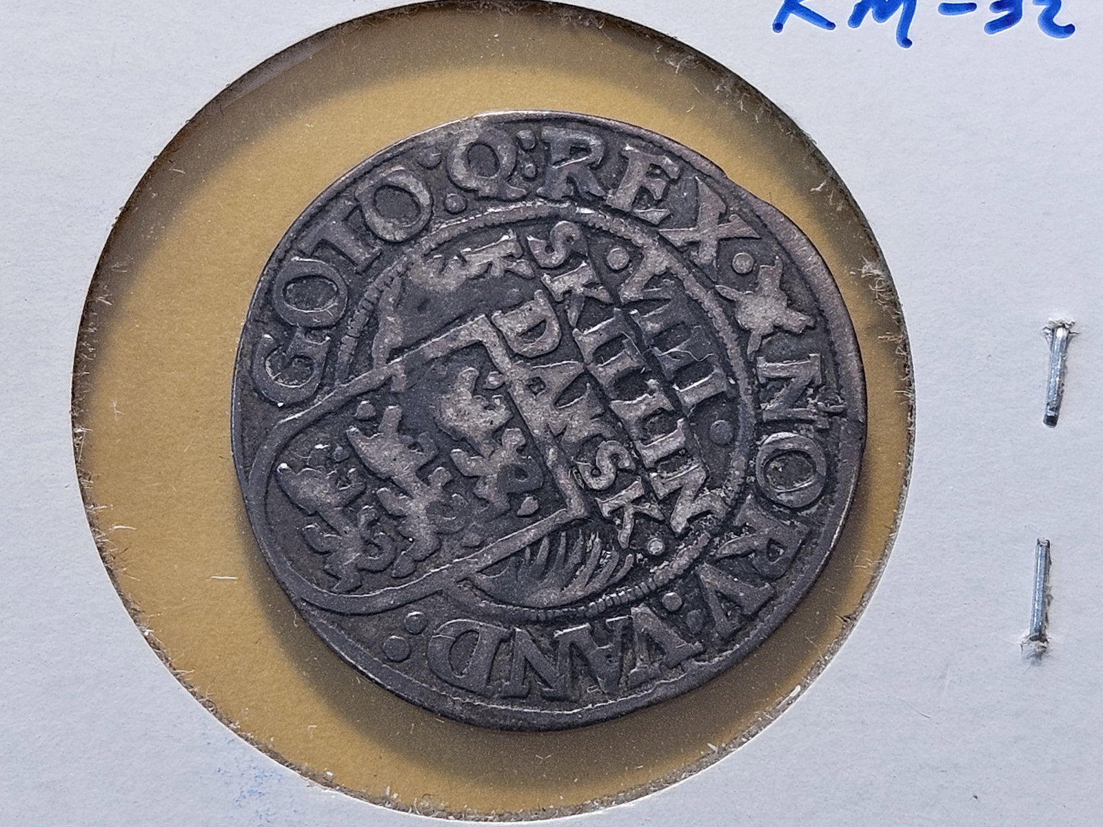 1608 Denmark Silver 8 Skillings - 4