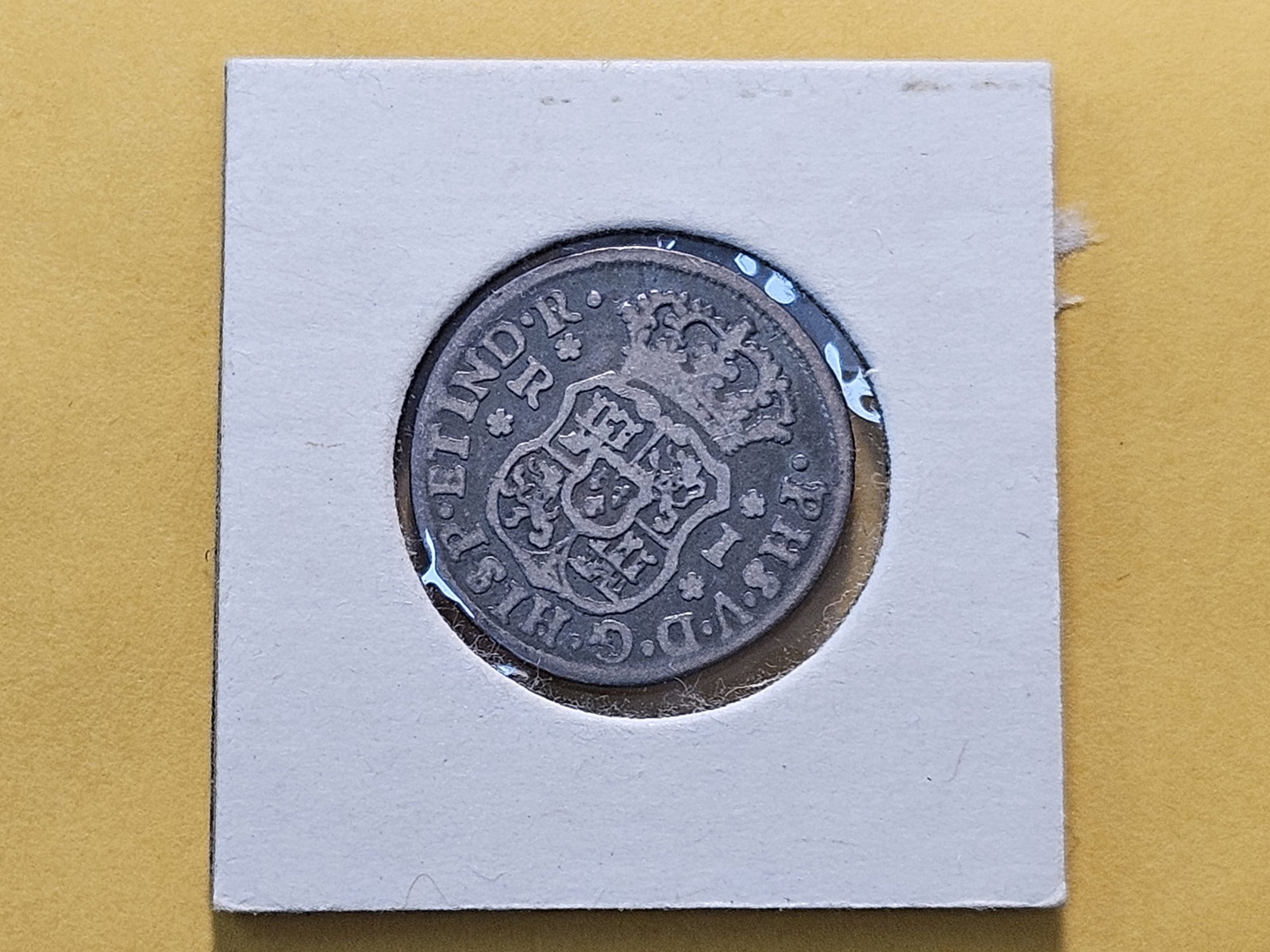 1749 Spanish Colonies Silver 1 Real - 3