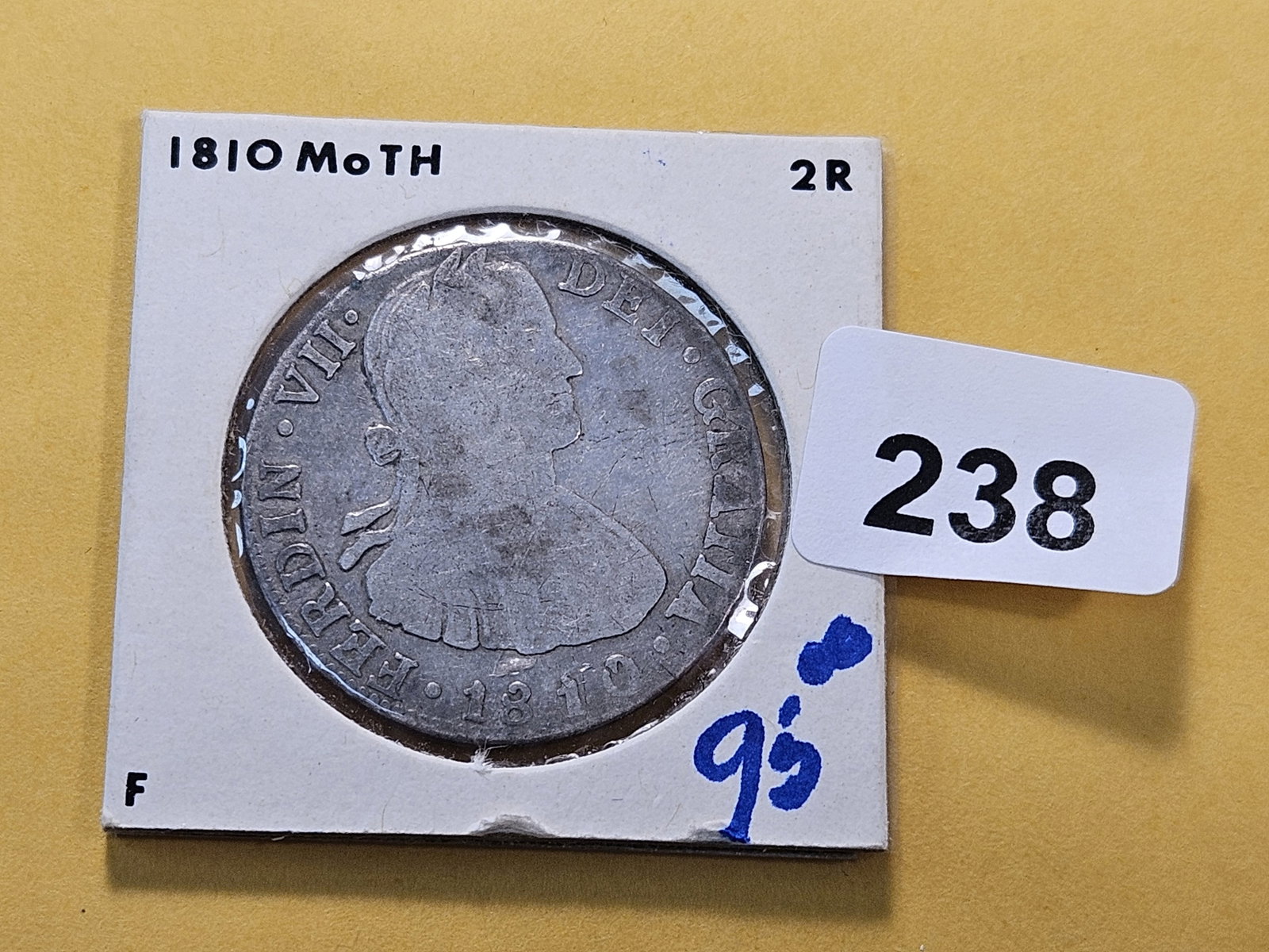 1810 Spanish Colonies Silver 2 Reals - 2