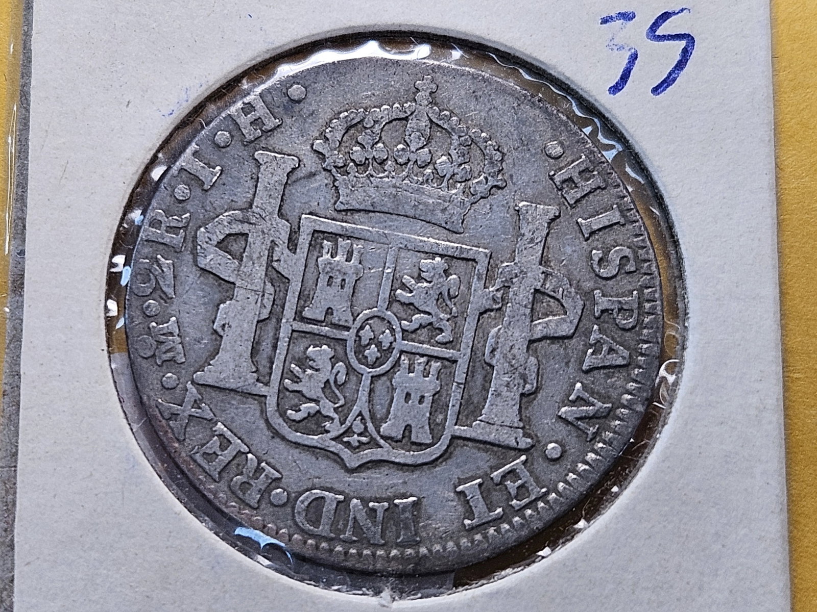 1810 Spanish Colonies Silver 2 Reals - 4