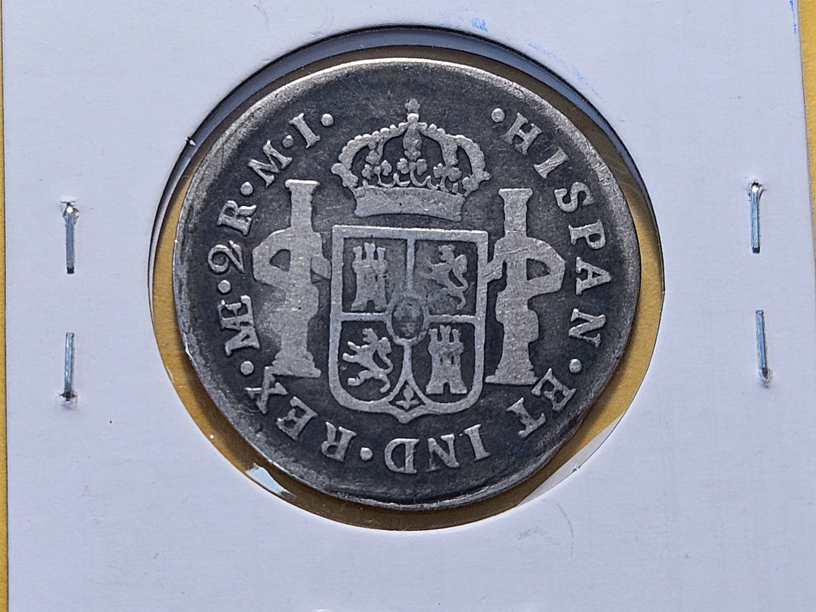 1787 Spanish Colonies Silver 2 Reals - 4